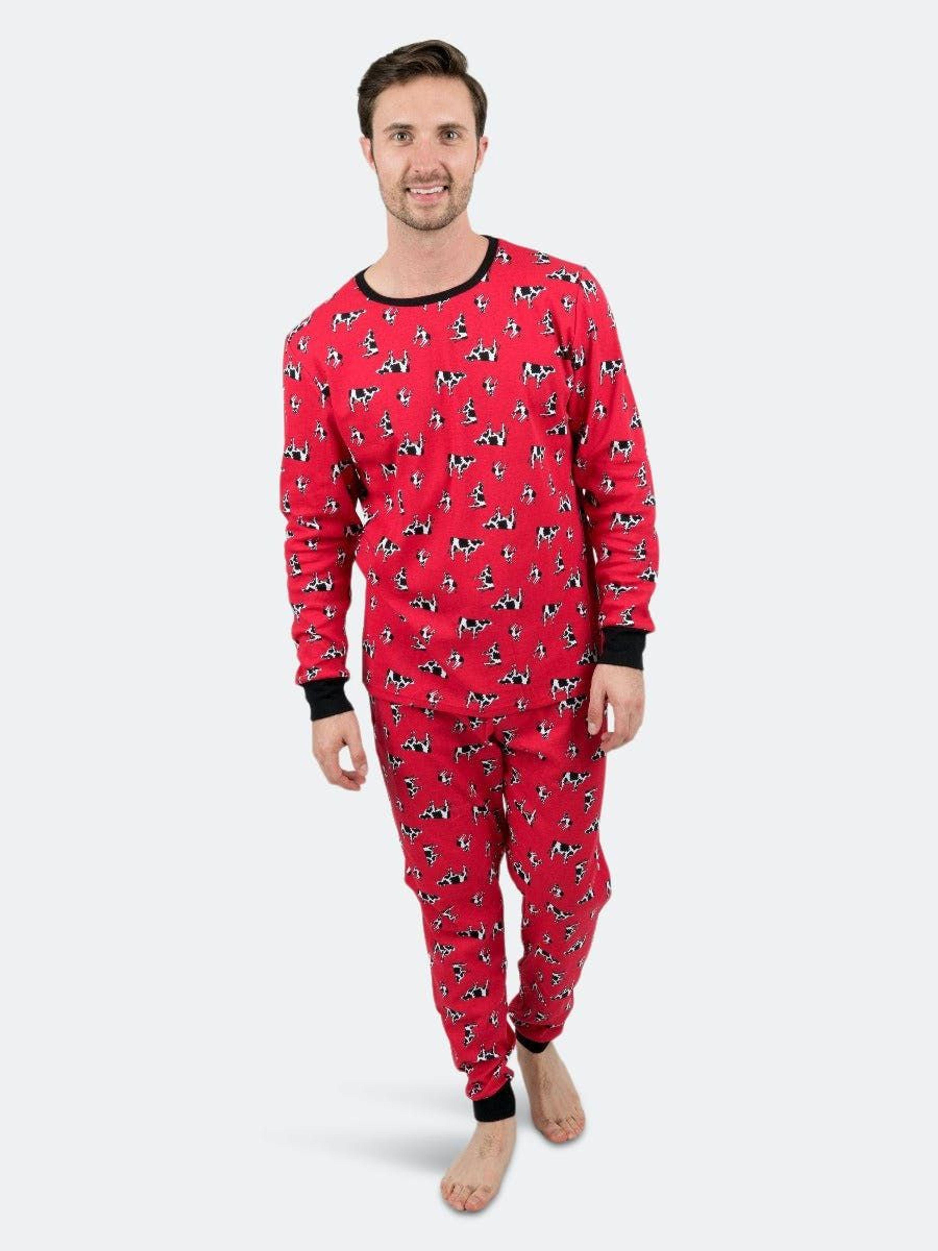 Leveret Two Piece Animal Pajamas in Red for Men | Lyst