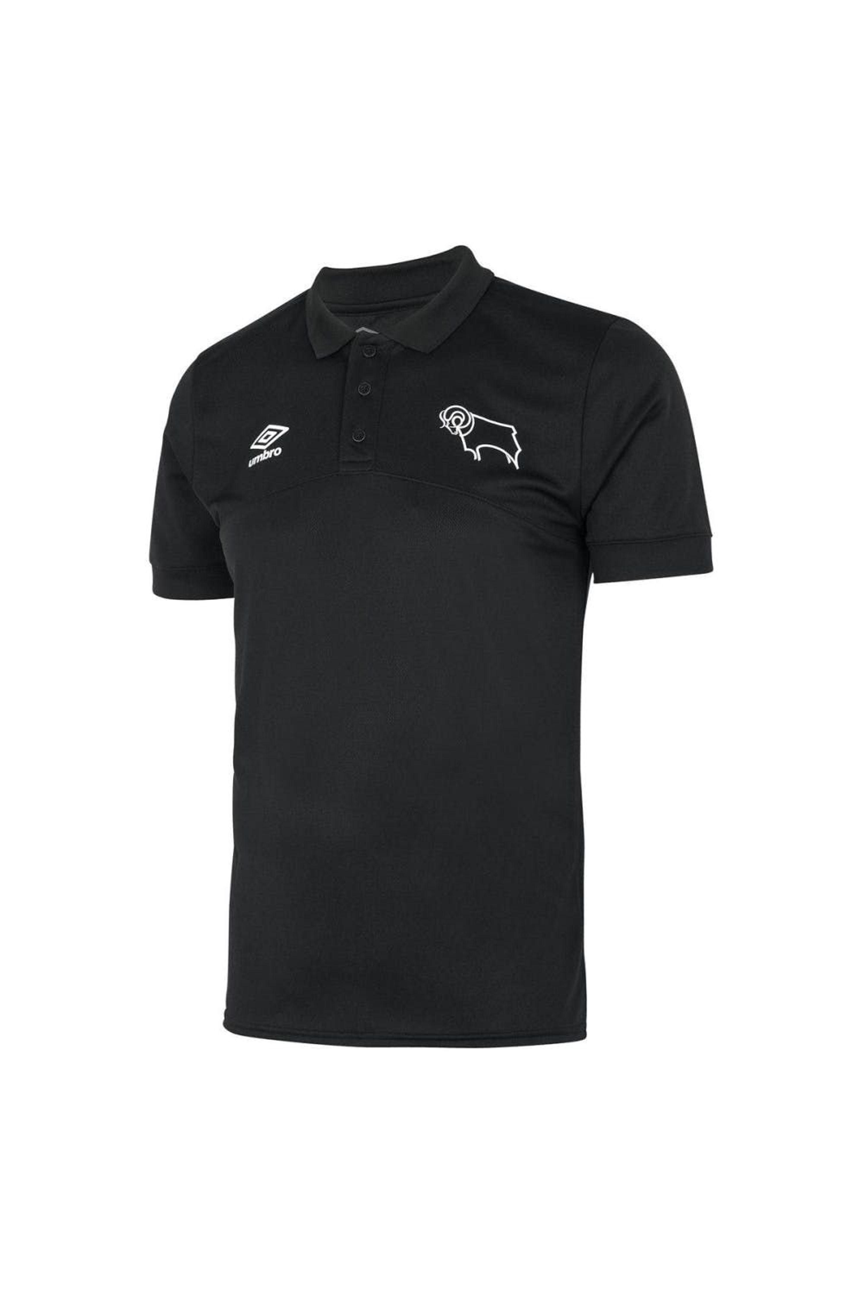 Umbro Derby County Fc Polo Shirt in Black for Men | Lyst