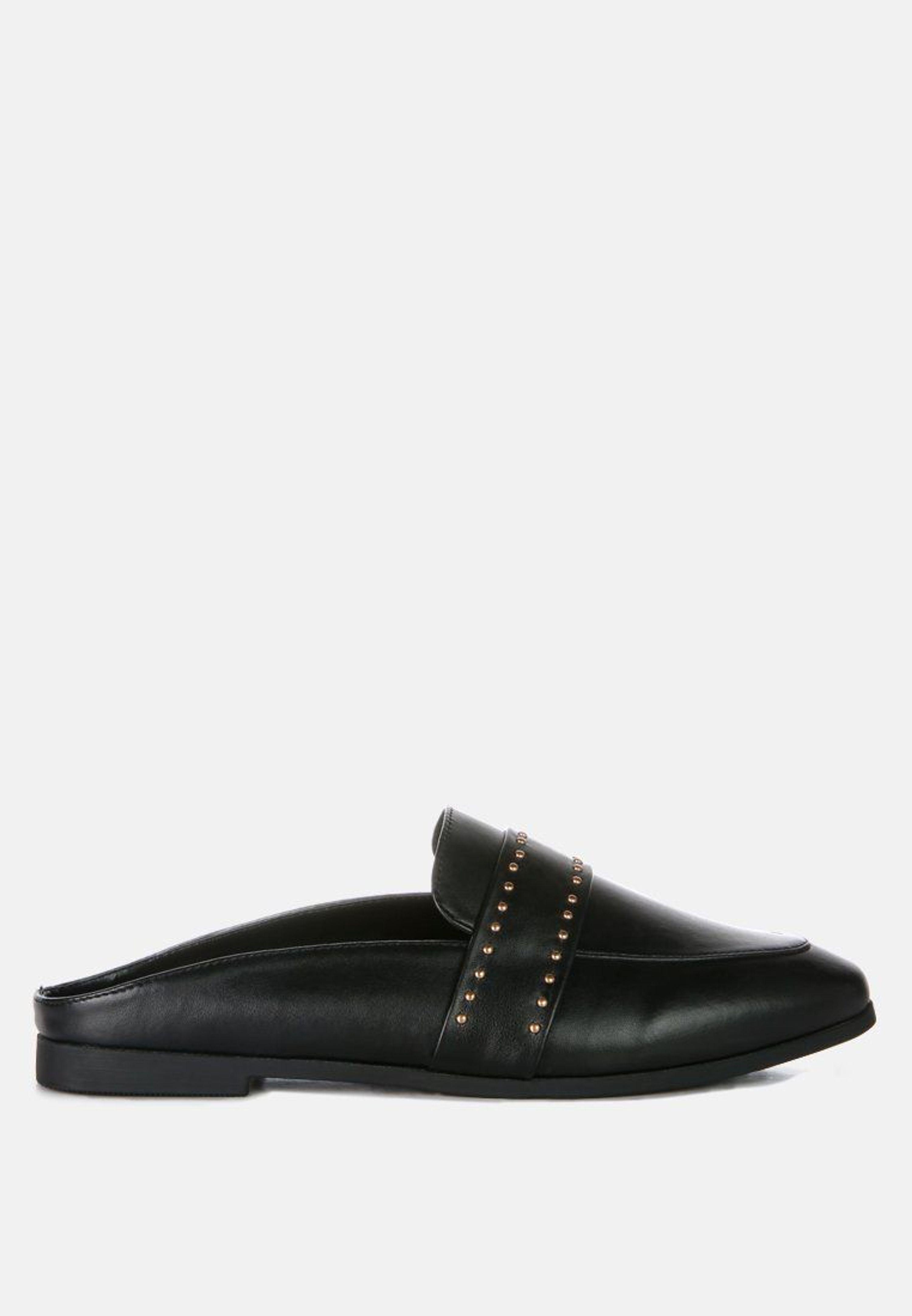 Studded clearance loafer mules