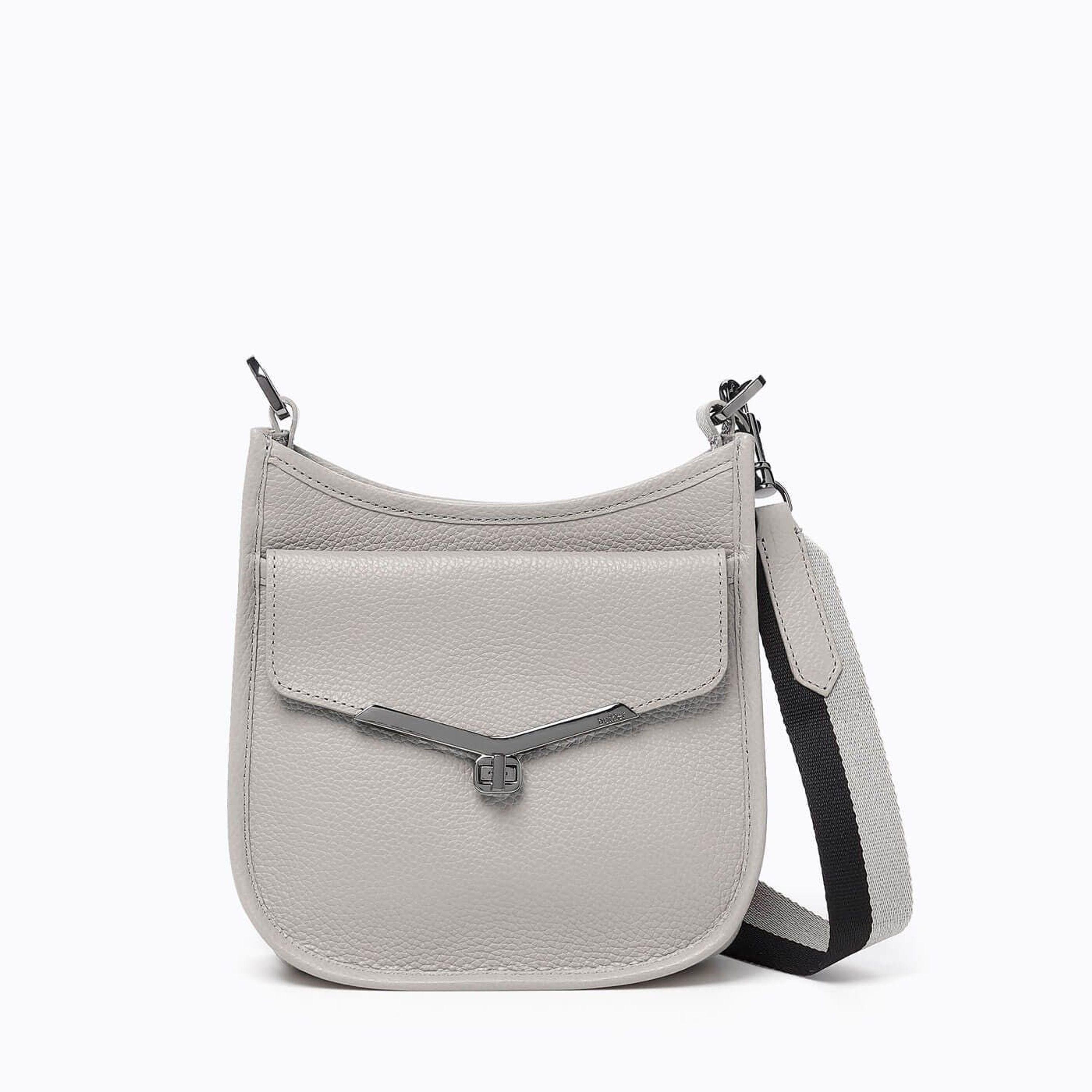 Botkier Valentina Saddle Crossbody in Gray Lyst