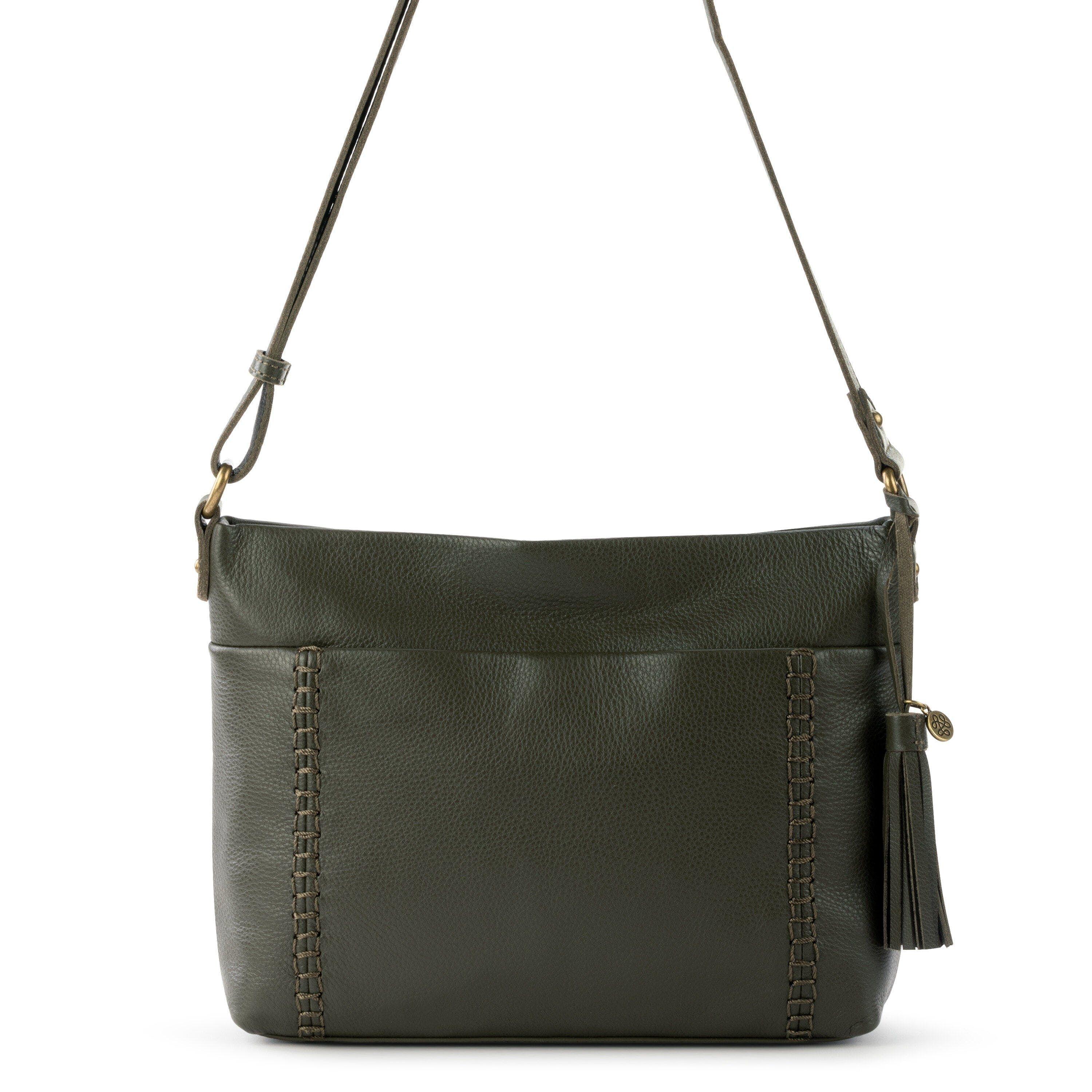 The Sak Melrose Leather Crossbody Handbag in Green Lyst