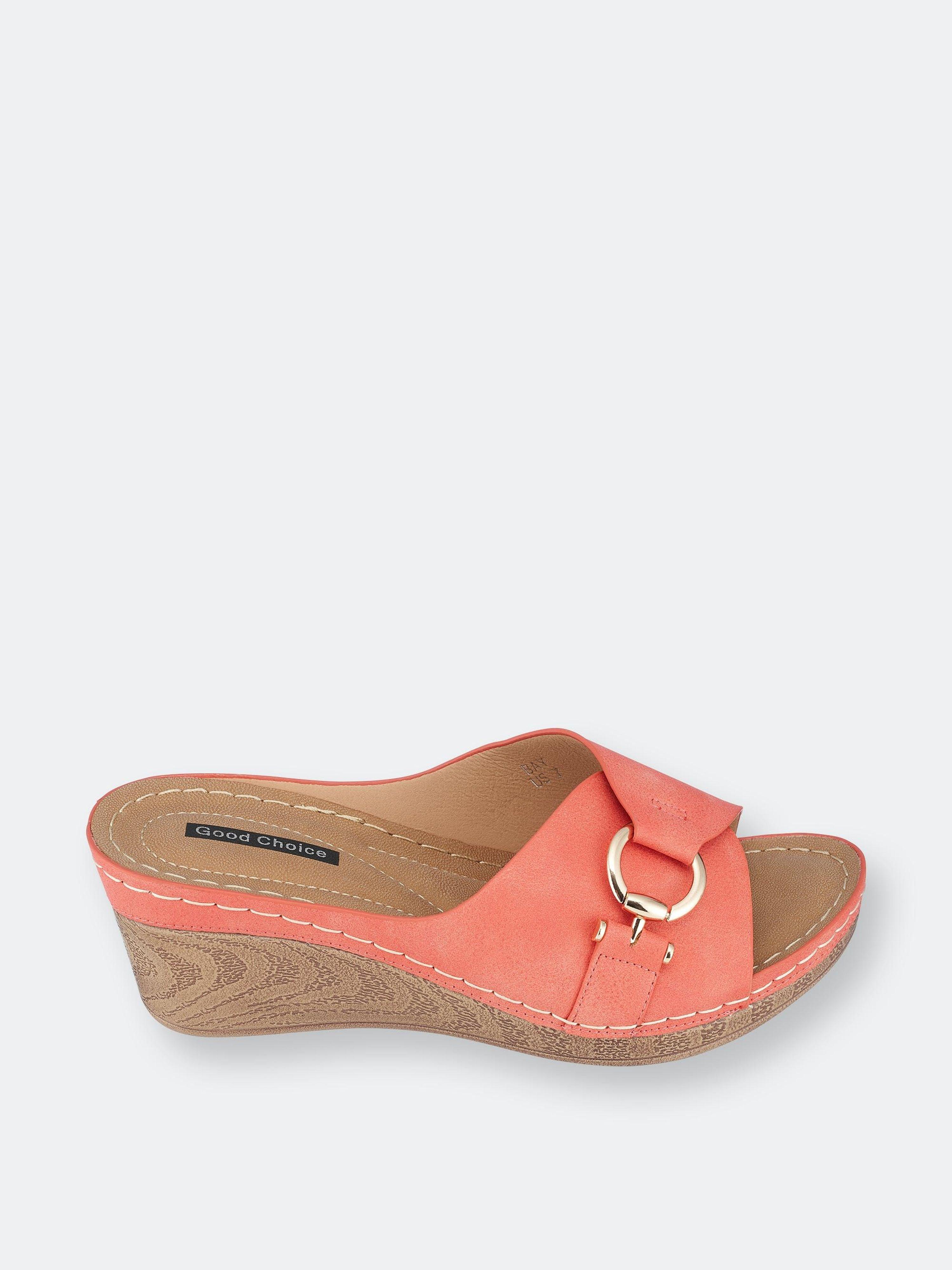 Gc Shoes Bay Coral Wedge Sandals in Pink | Lyst