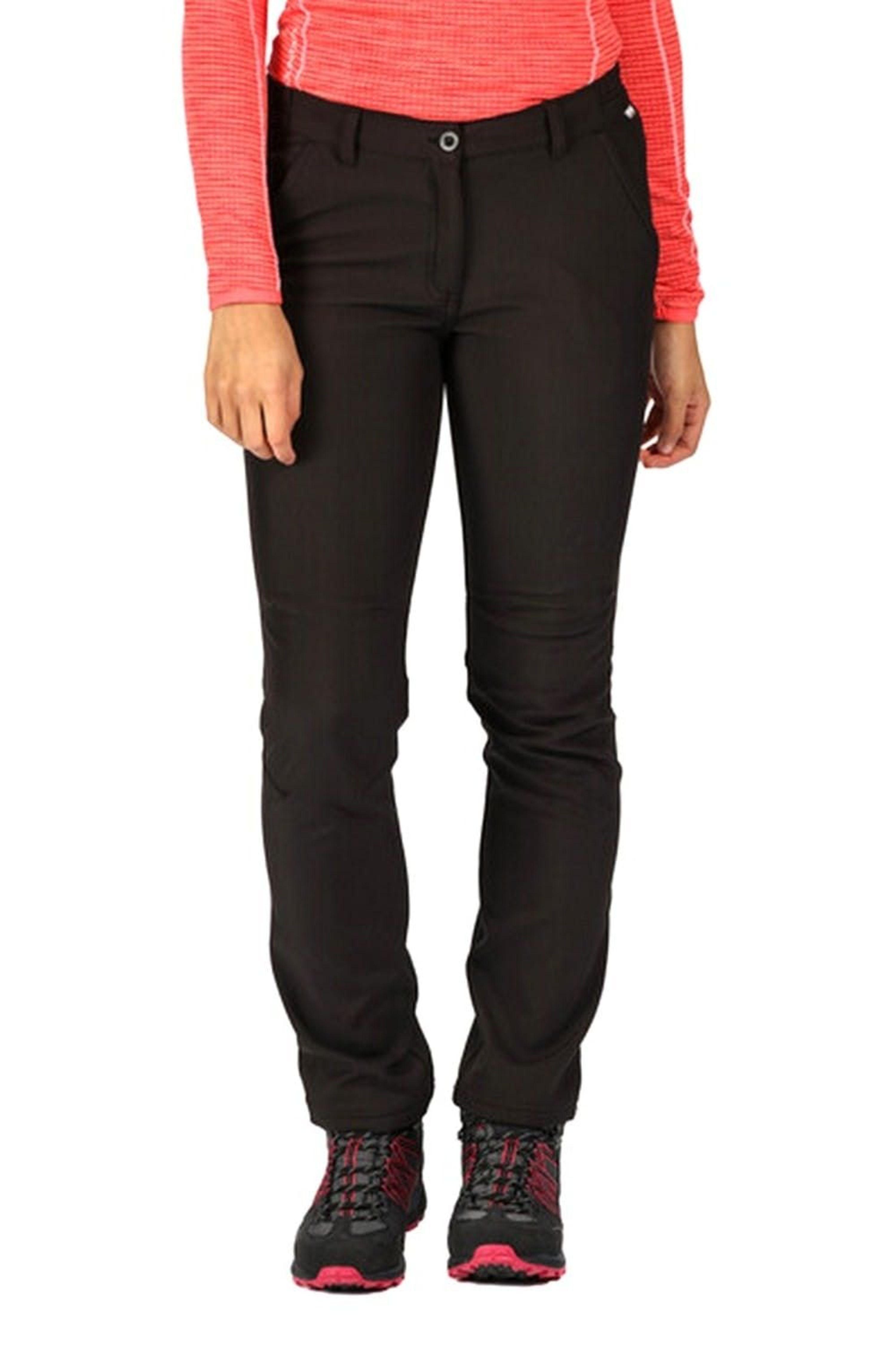 women's fenton softshell walking trousers black