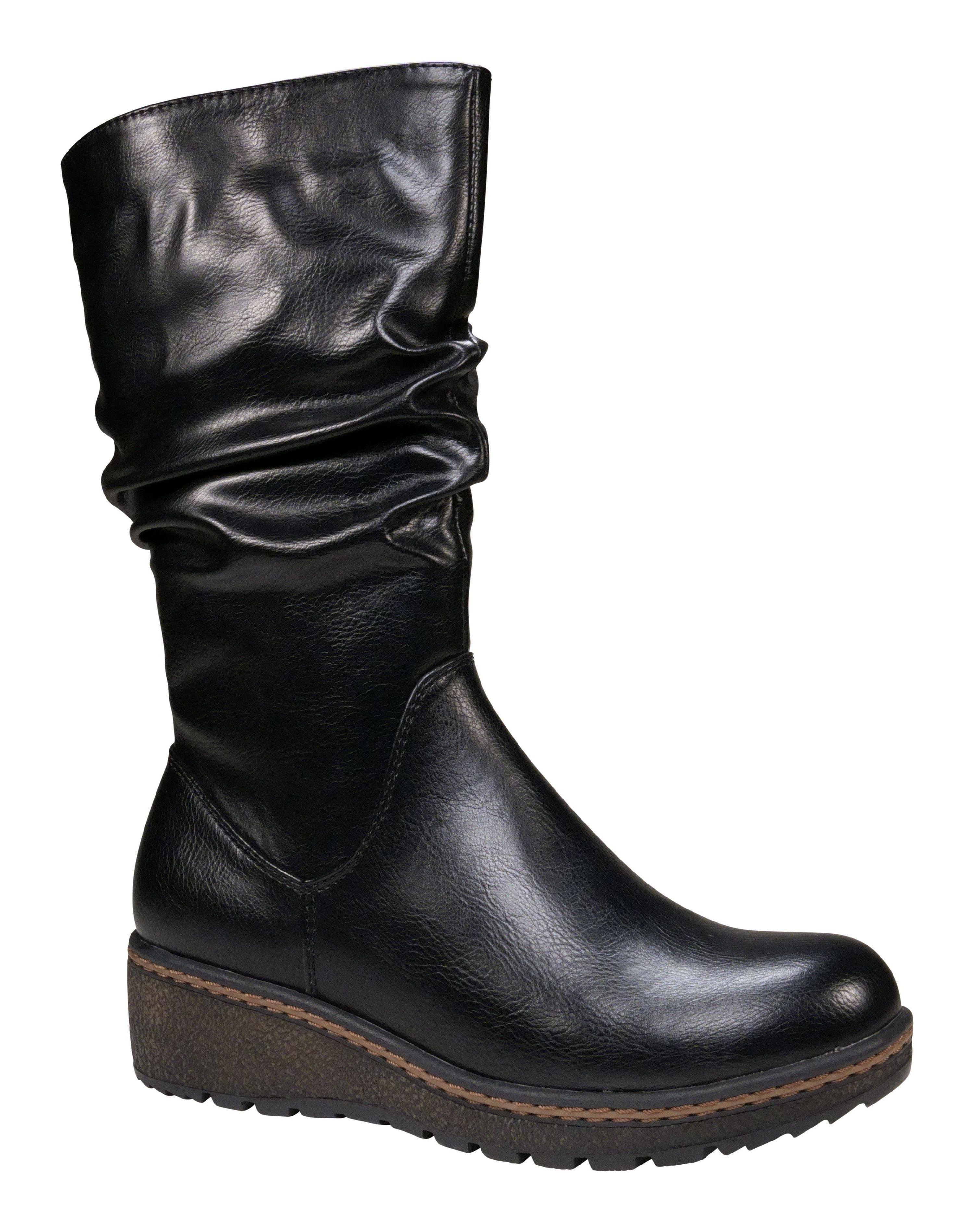 Gc Shoes Dange Black Wedge Boot Lyst