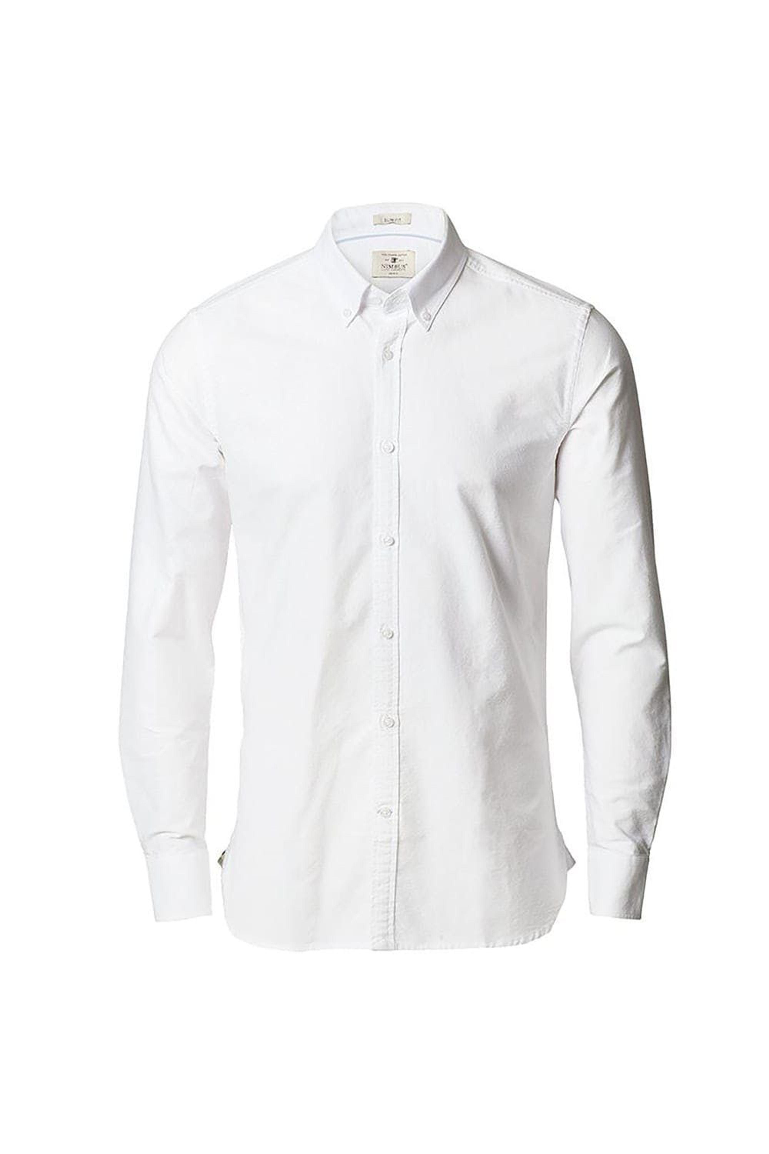Nimbus Rochester Slim Fit Long Sleeve Oxford Shirt in White for Men | Lyst