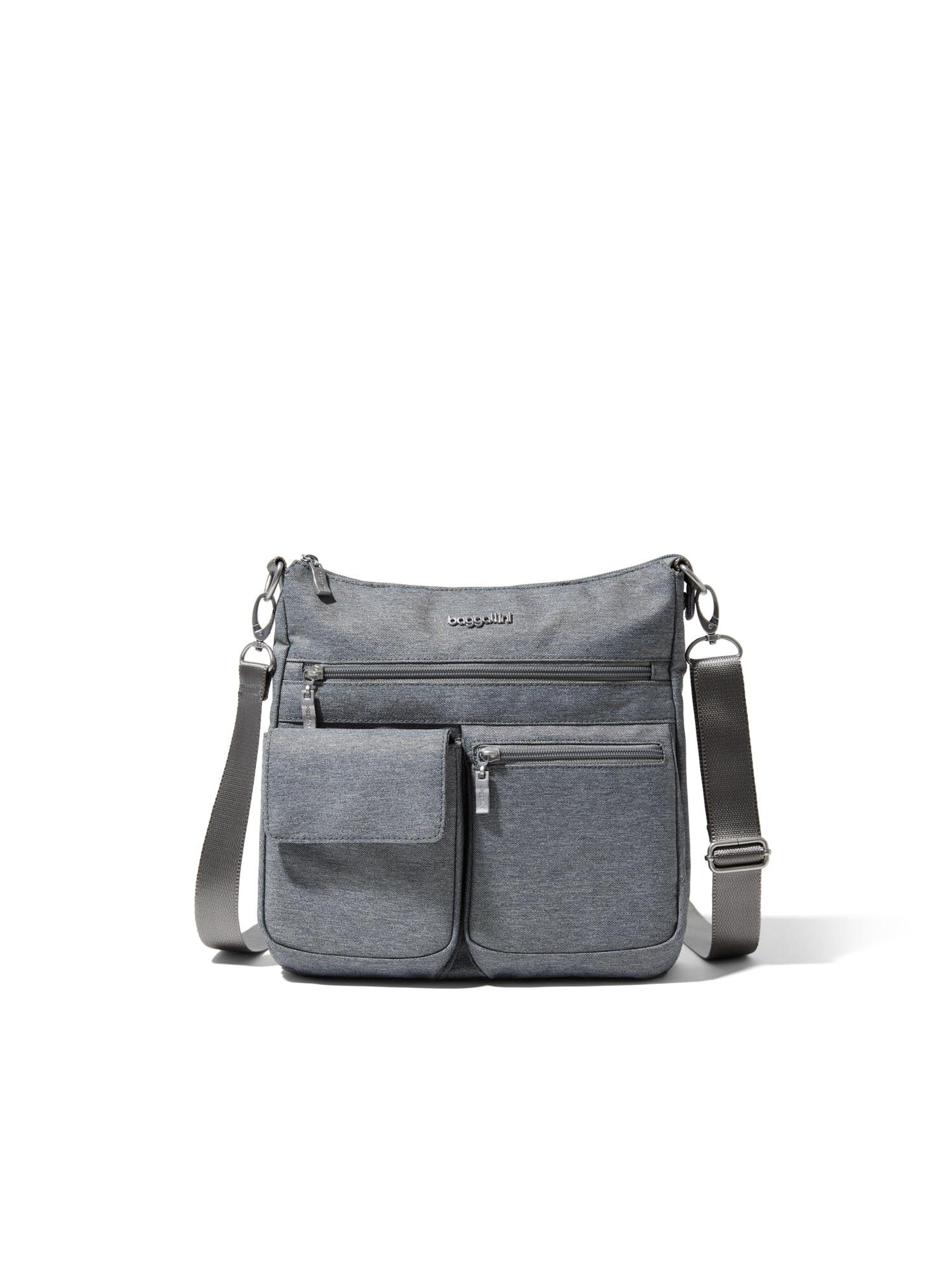 Baggallini Modern Everywhere Slim Crossbody Bag in Gray Lyst