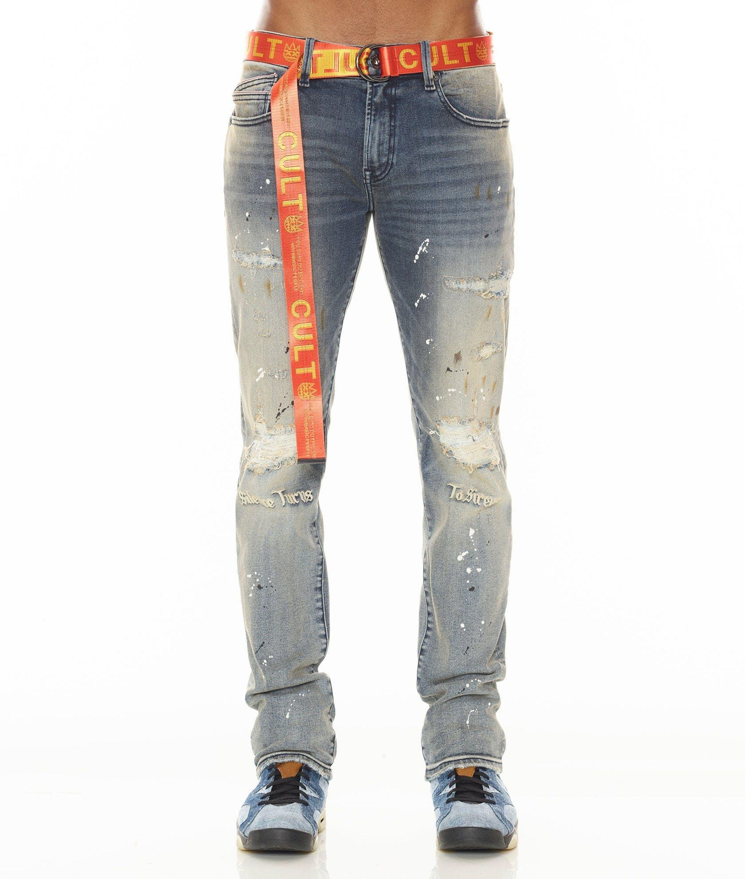 Cult Of Individuality Rocker Slim Jeans in Blue for Men | Lyst