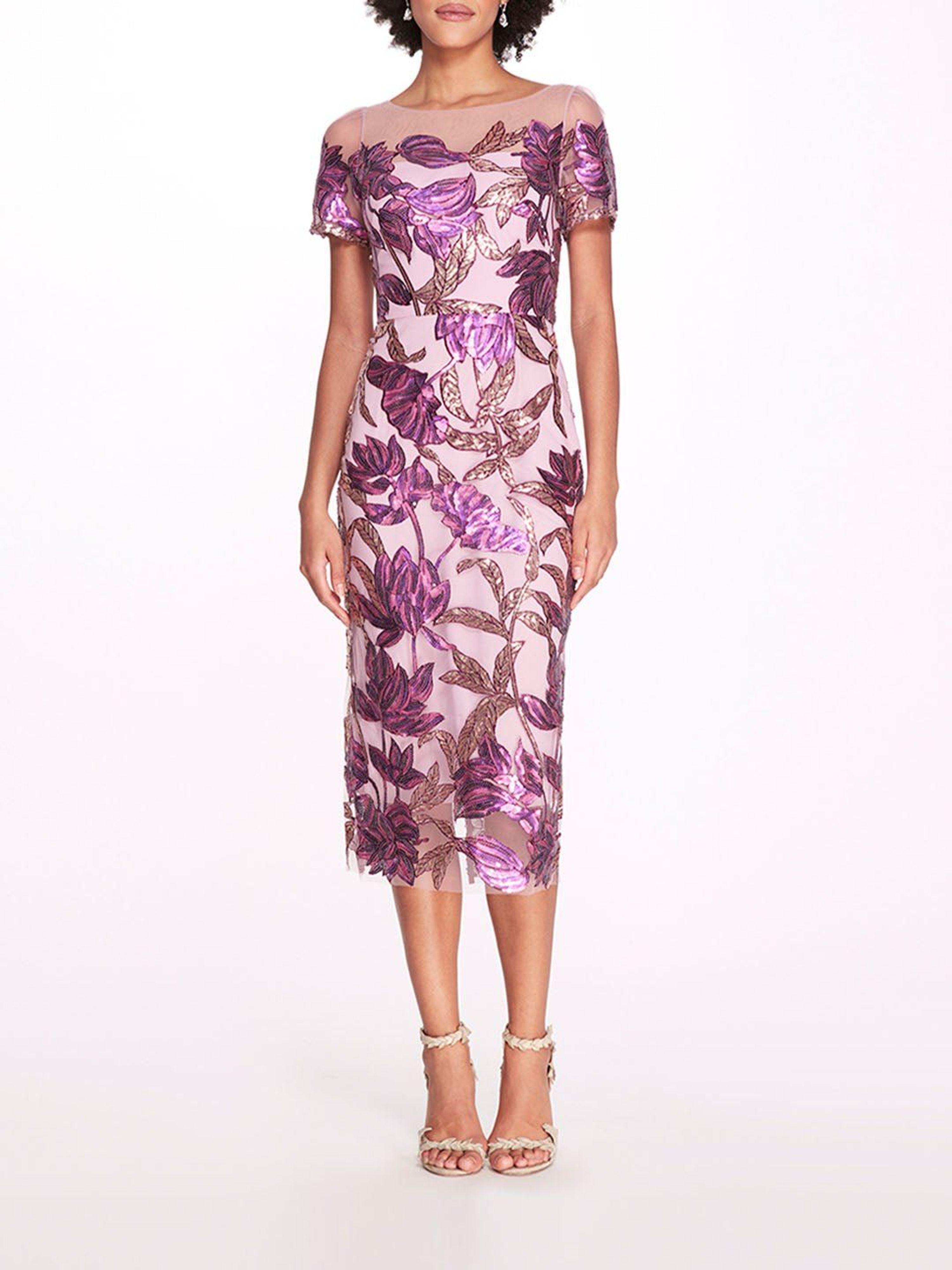 Marchesa notte artwork outlet sequin dress