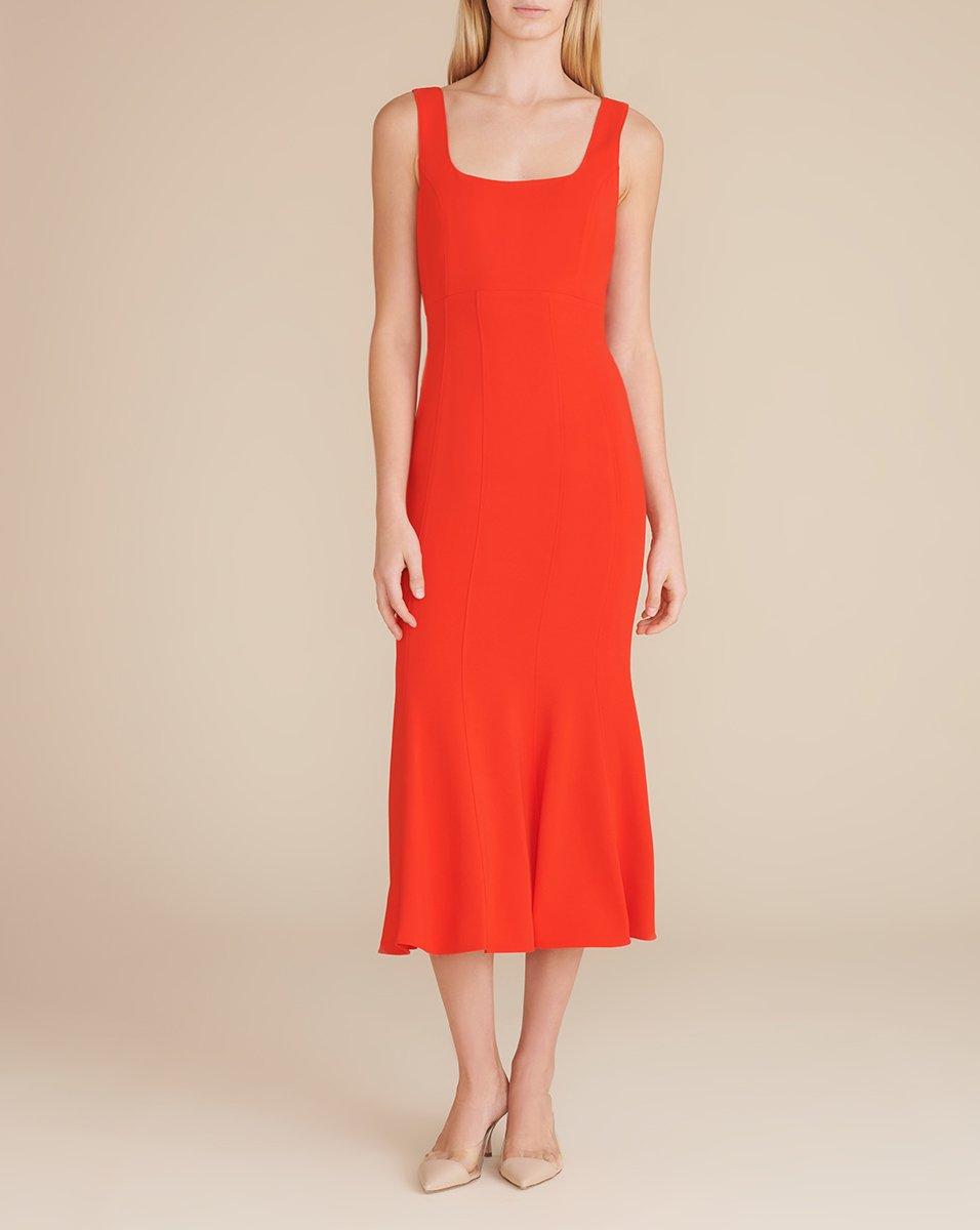 Veronica Beard Denim Gloria Square-neck 