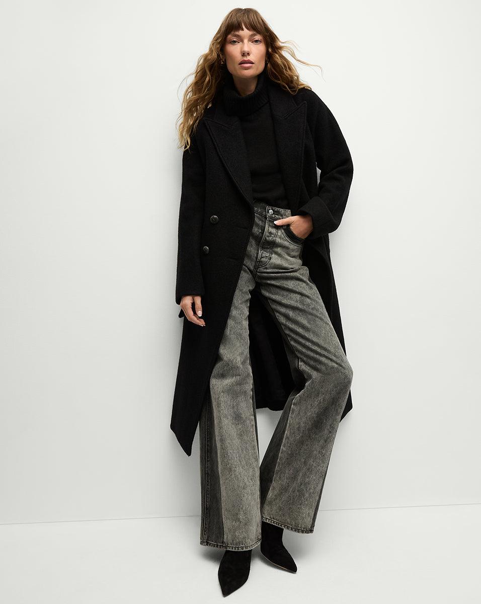 Veronica Beard Della Wool Dickey Coat in Black Lyst