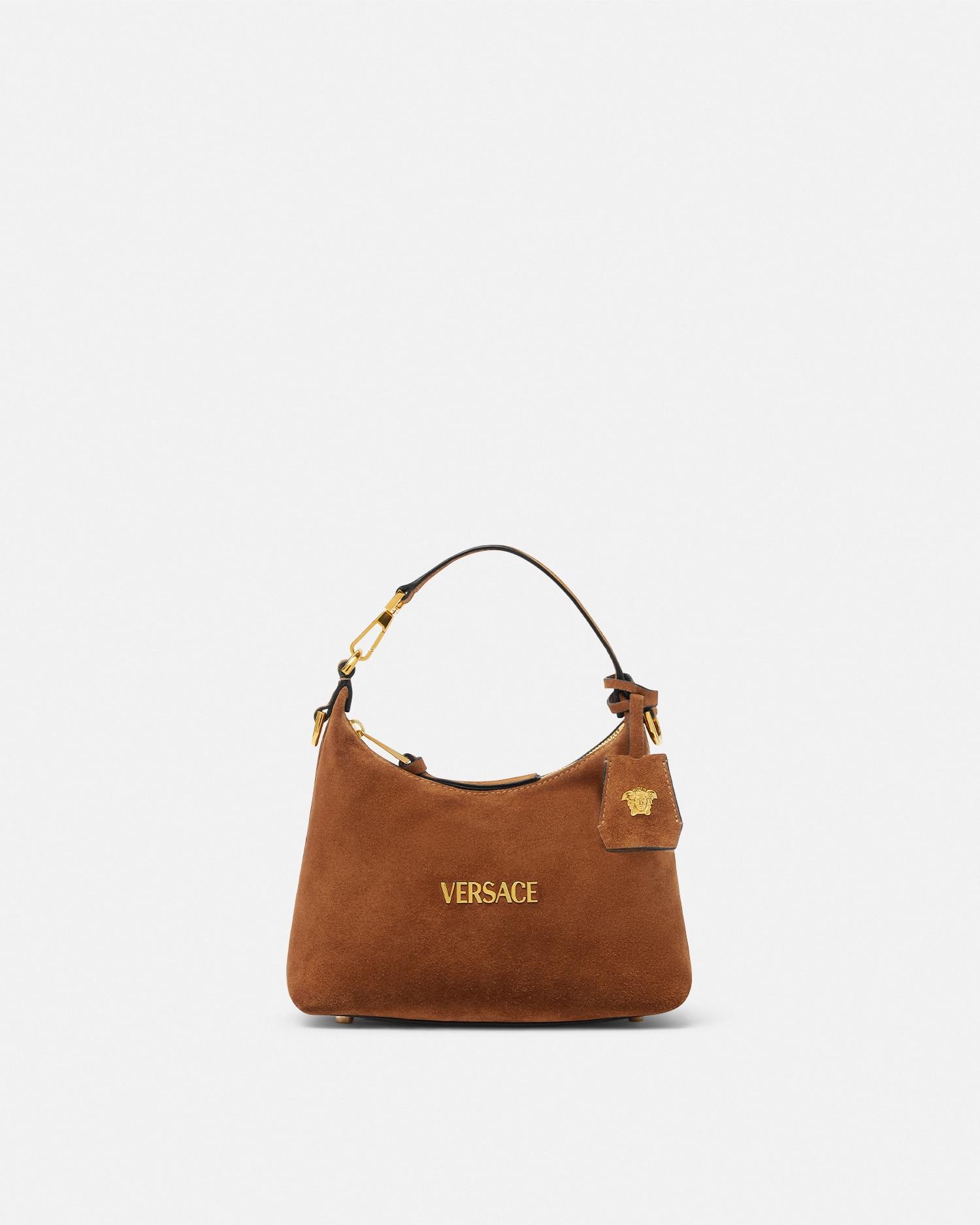【関税送料込】Versace 'Hobo' bag Repeat Hobo Bag Black | VERSACE US