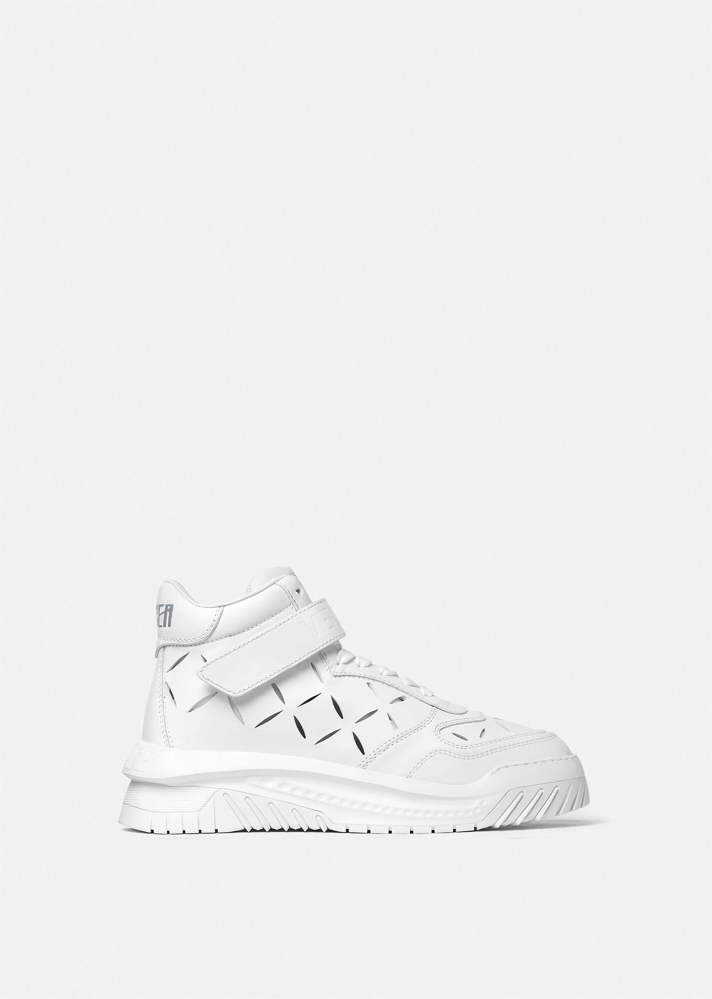 Versace Slashed Odissea Sneakers in White for Men | Lyst