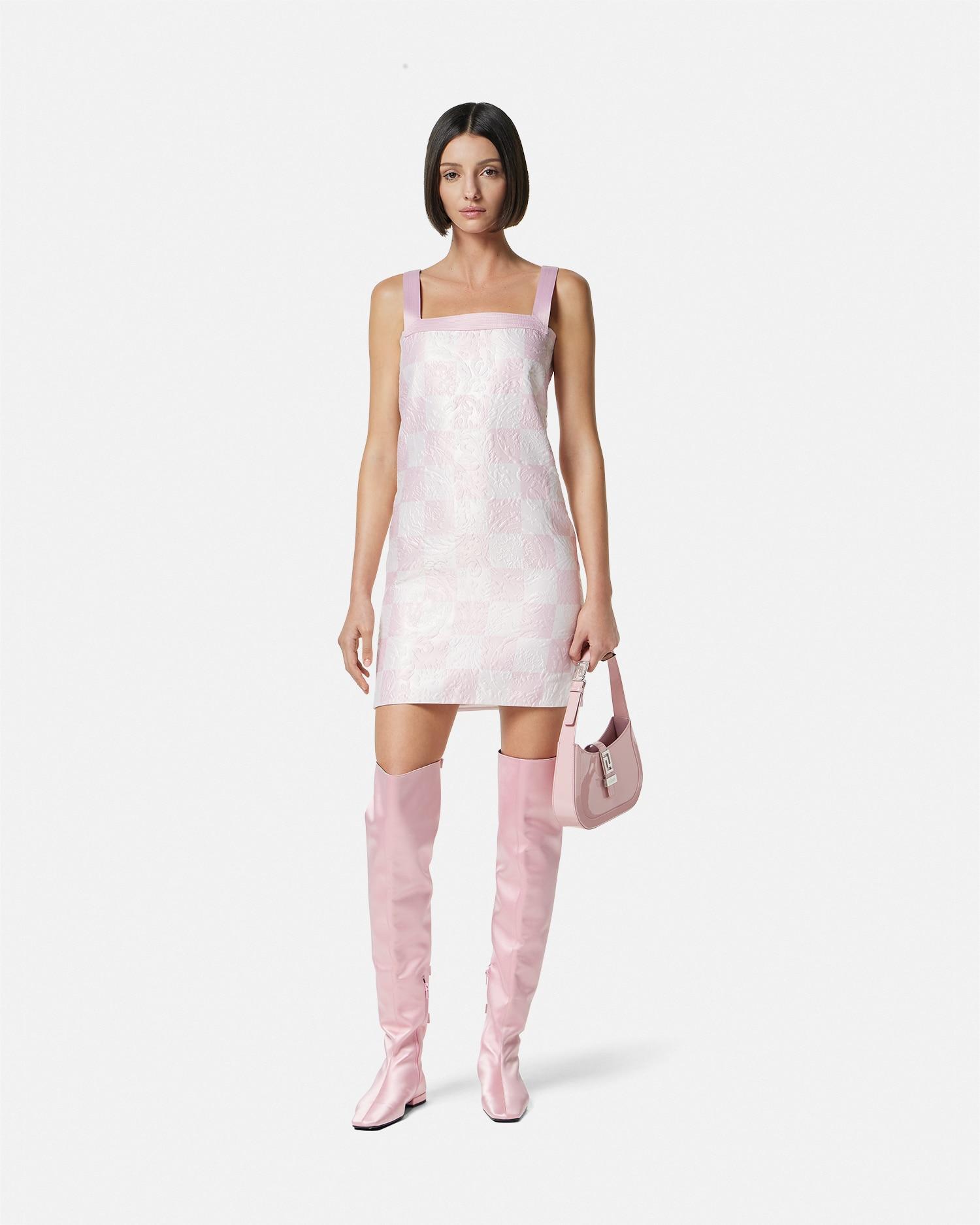 Barocco Envers Satin Mini Dress