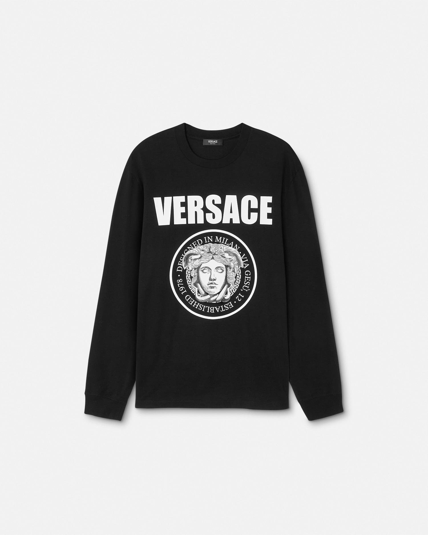 Versace Long-sleeve t-shirts for Men | Online Sale up to 56% off