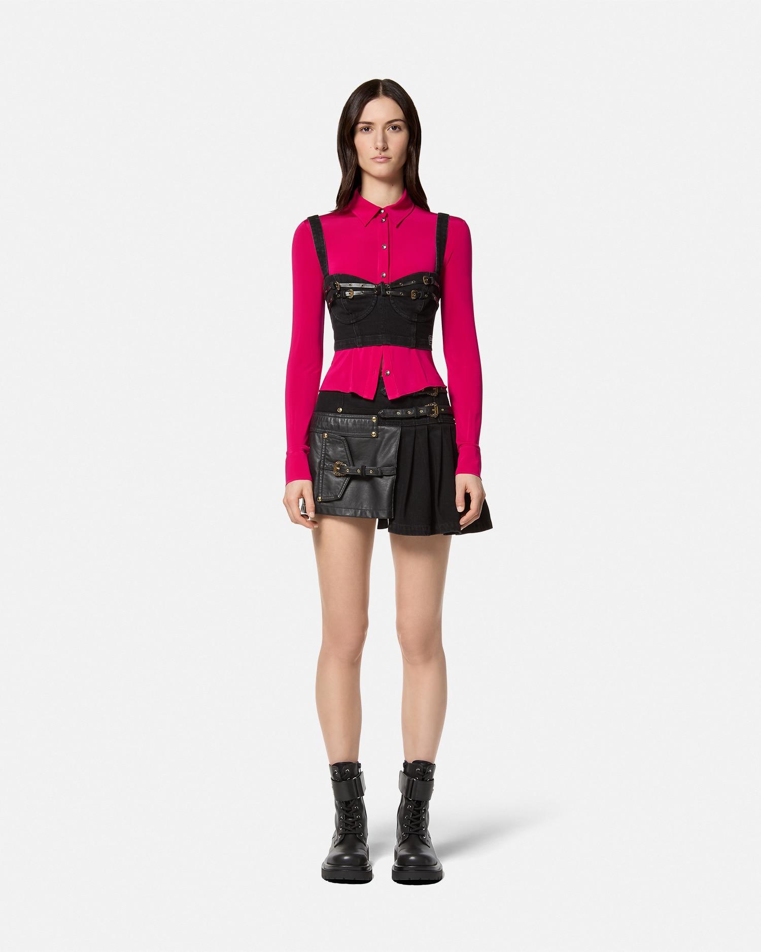 Versace Chemise Fluide in Pink Lyst