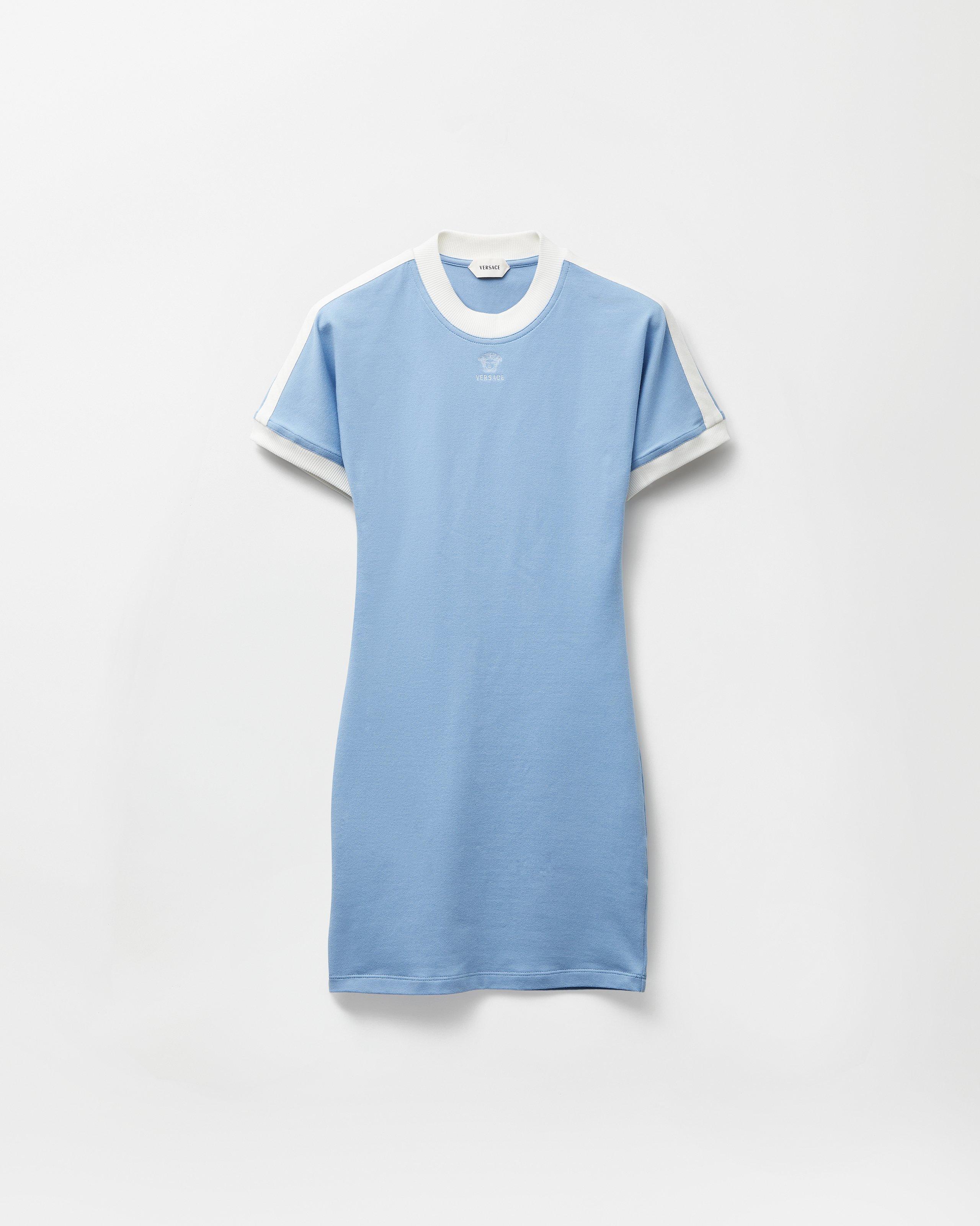 Blue Versace Dresses for Women | Lyst