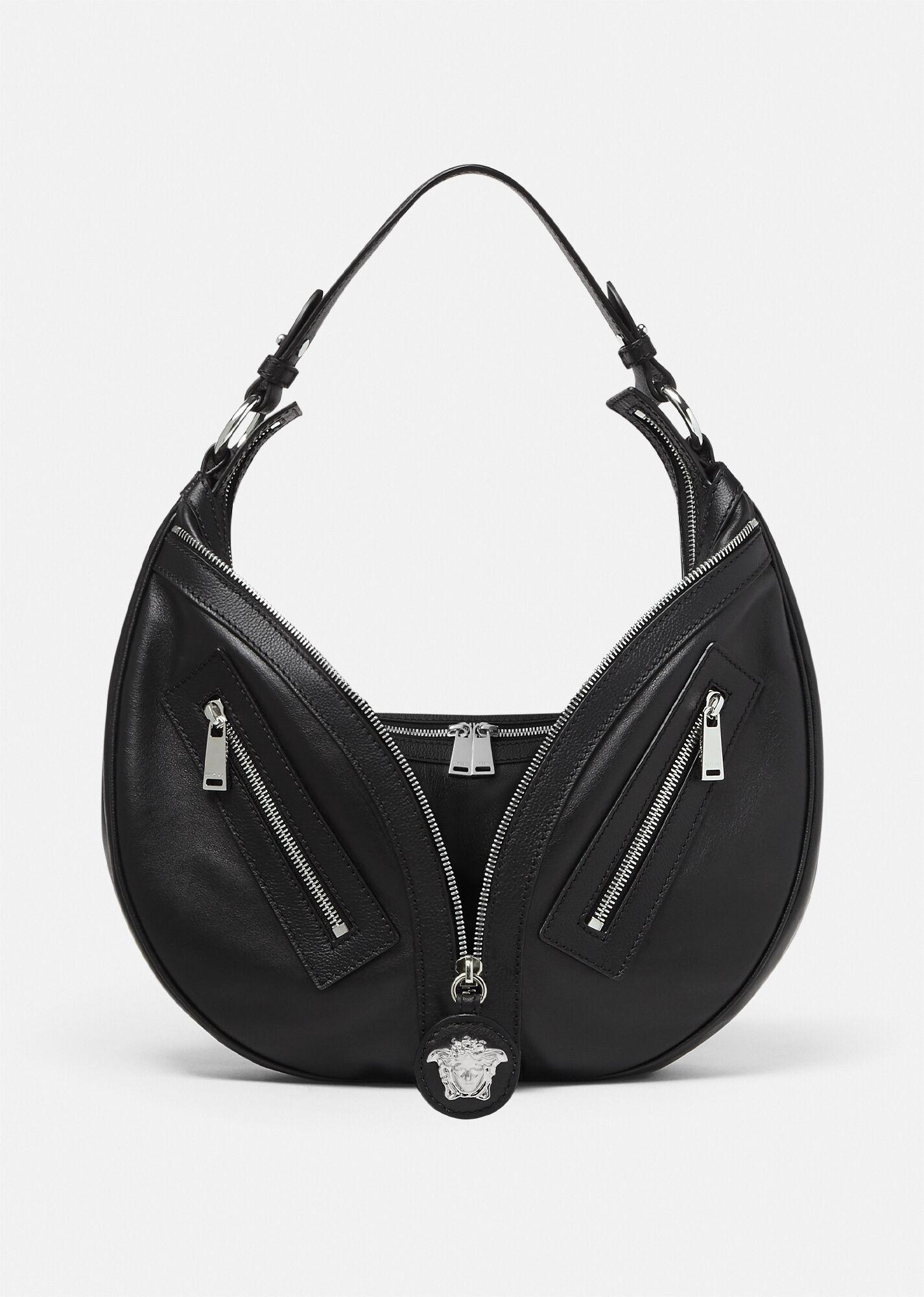 Versace Repeat Hobo Bag in Black Lyst