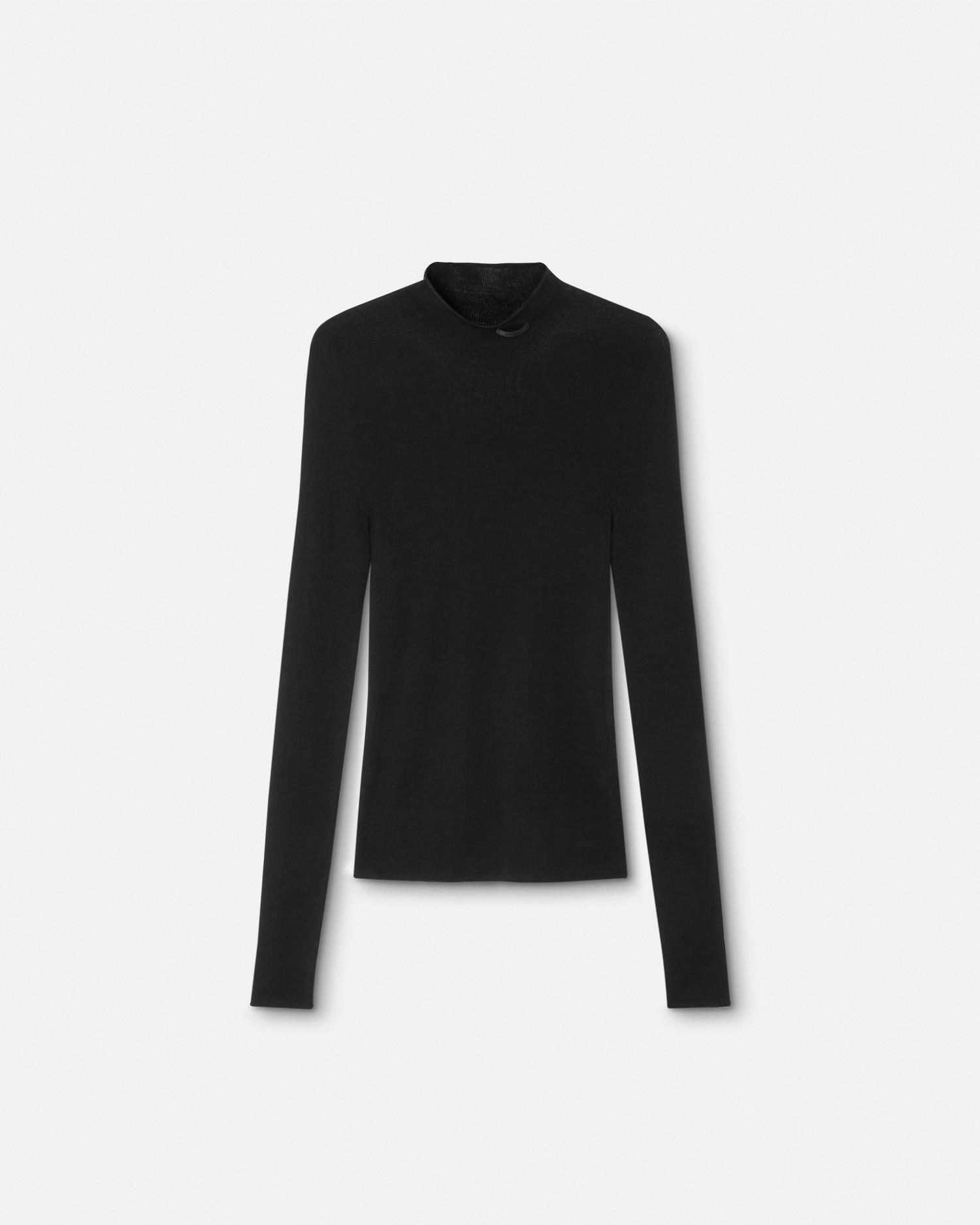 Haut Col Simulé Côtelé Marine Layer Lexi - Noir - Femme XL - Neuf