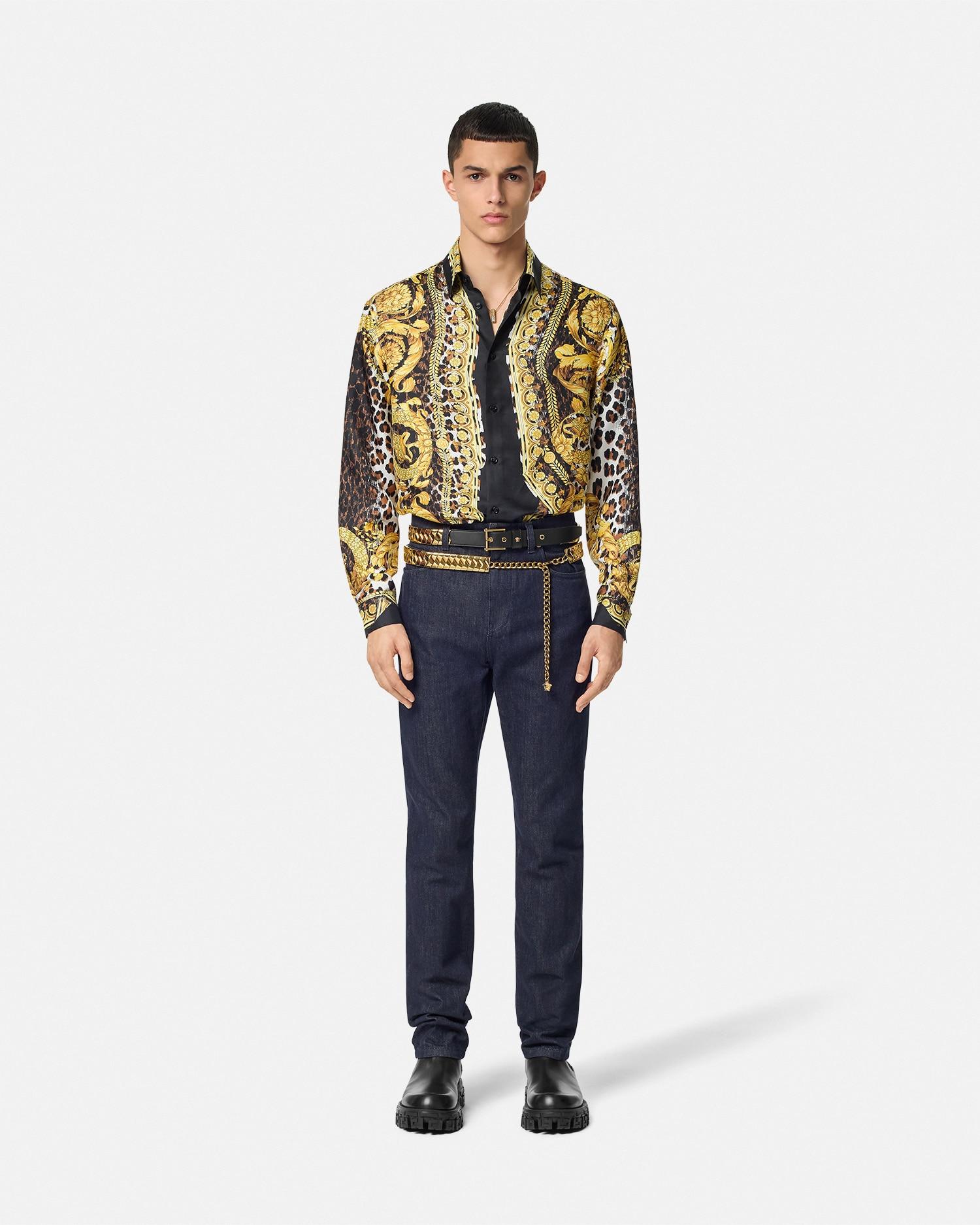 Chemise soie versace sale