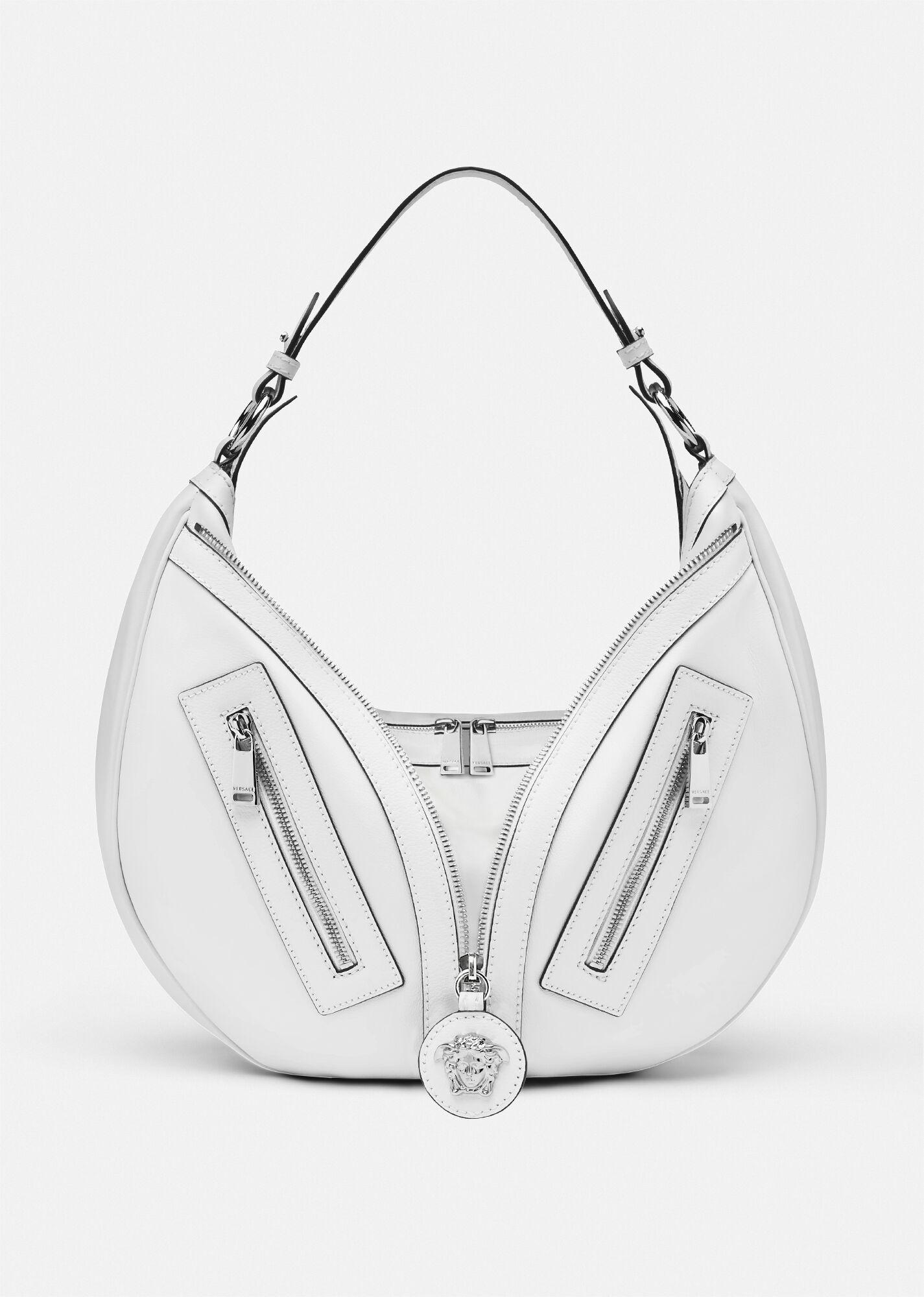 Versace Repeat Hobo Bag in White Lyst