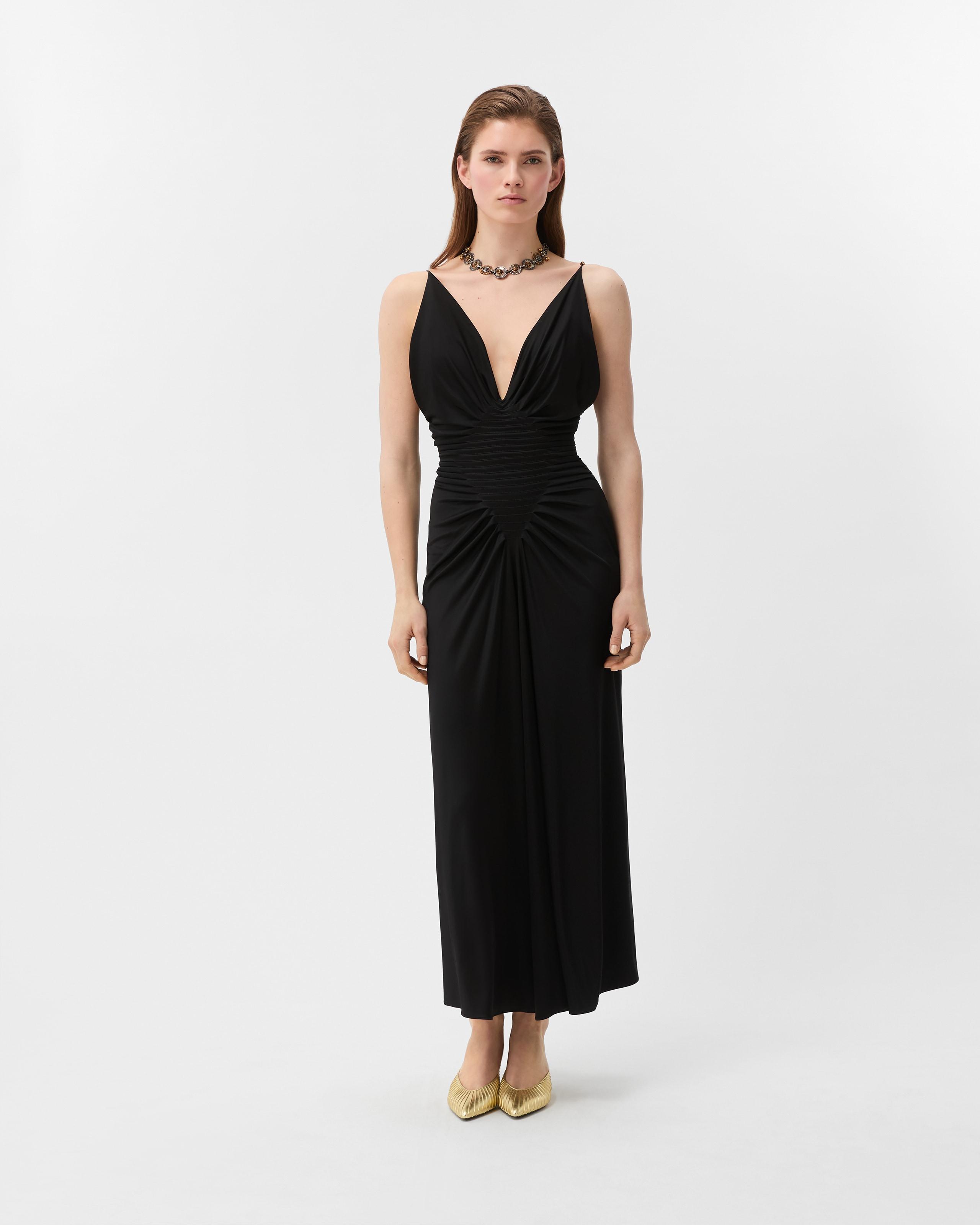 bridal maxi dress Jelena Vintage Embroidered Satin Maxi Dress