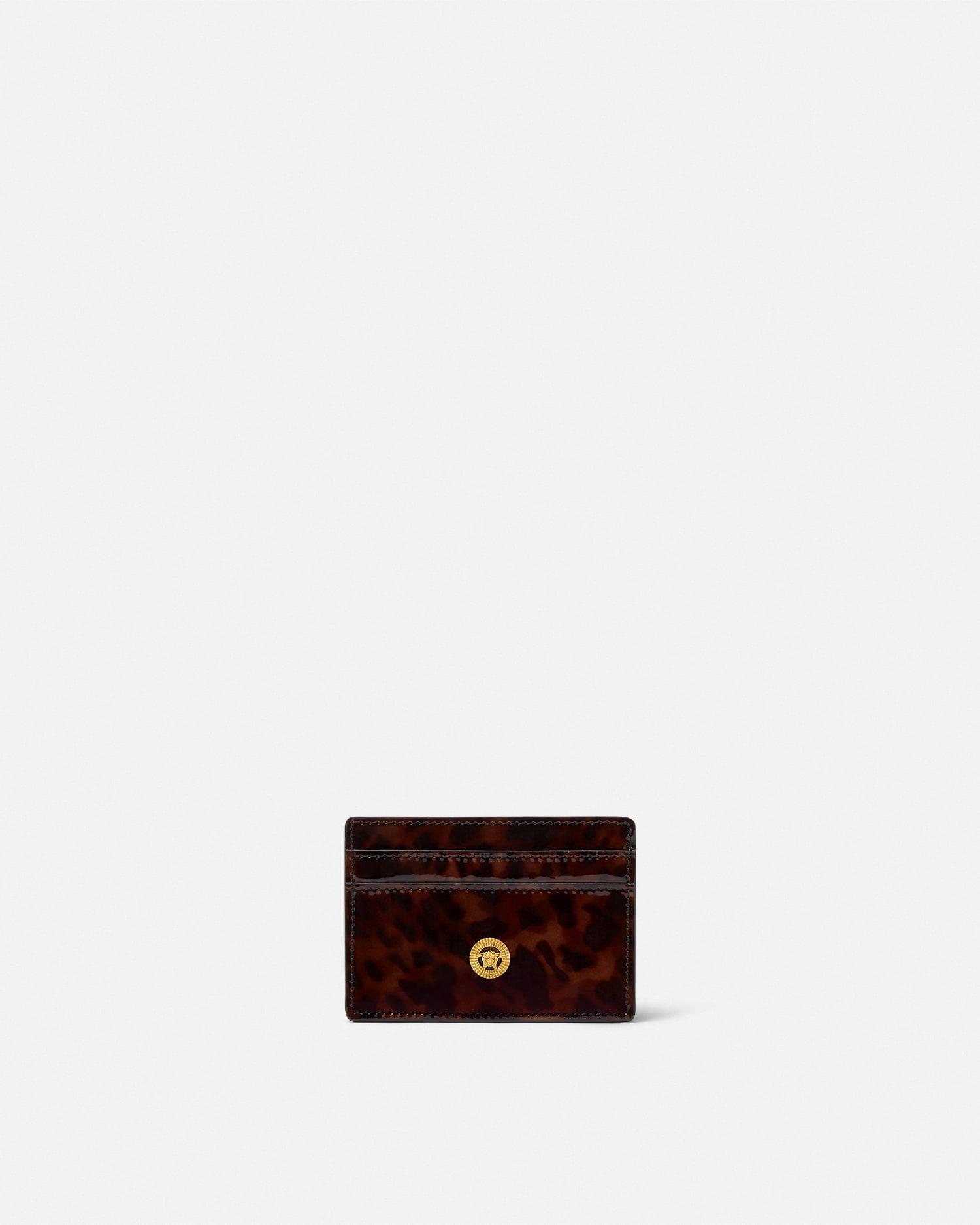 Versace Medusa Biggie Patent Cardholder in White for Men Lyst UK