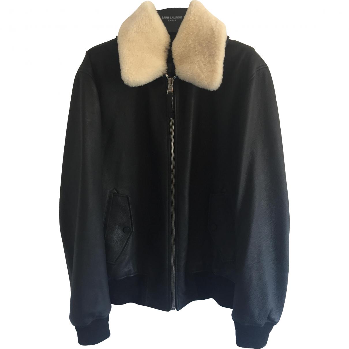 Louis Vuitton Black Leather Jacket for Men - Lyst
