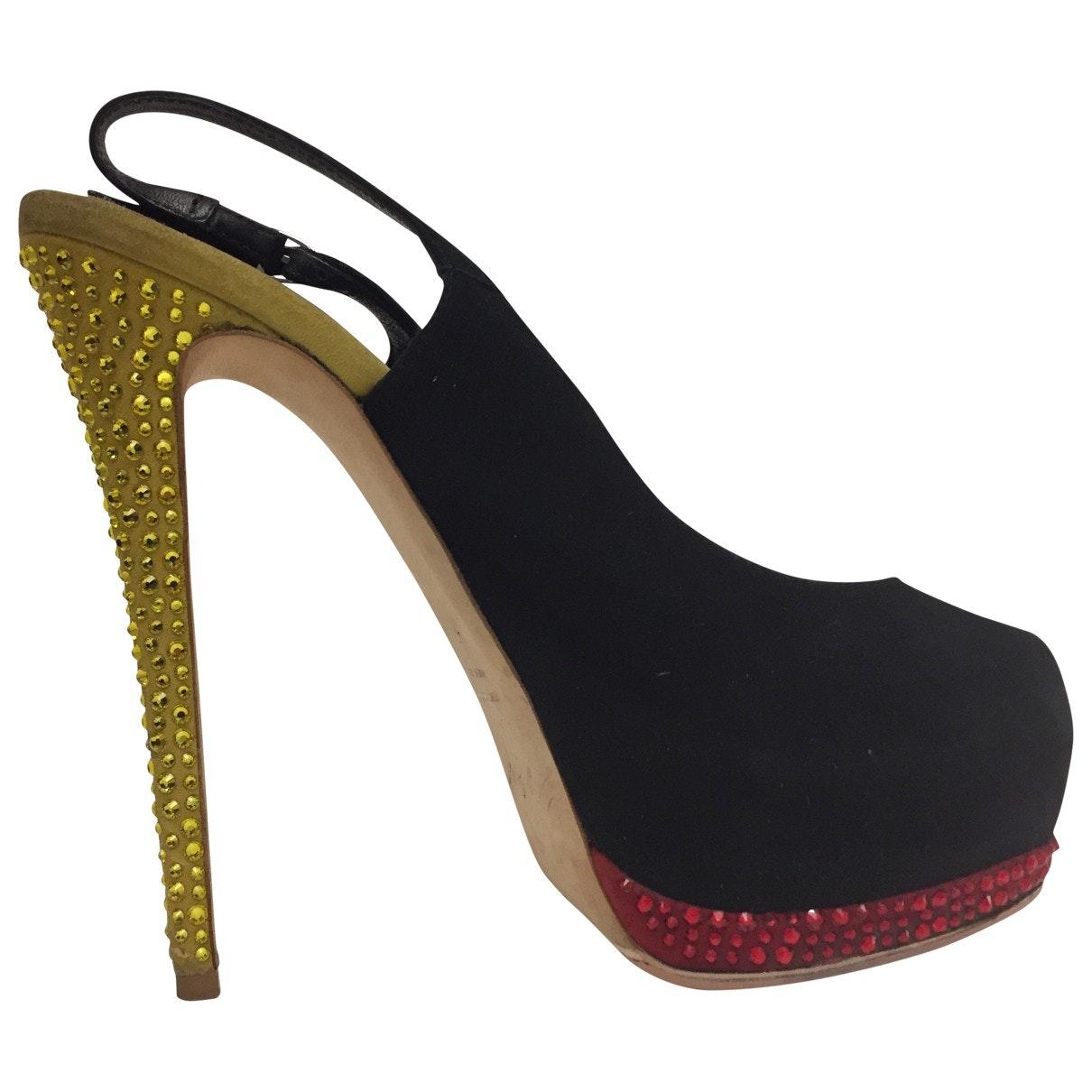 black giuseppe heels