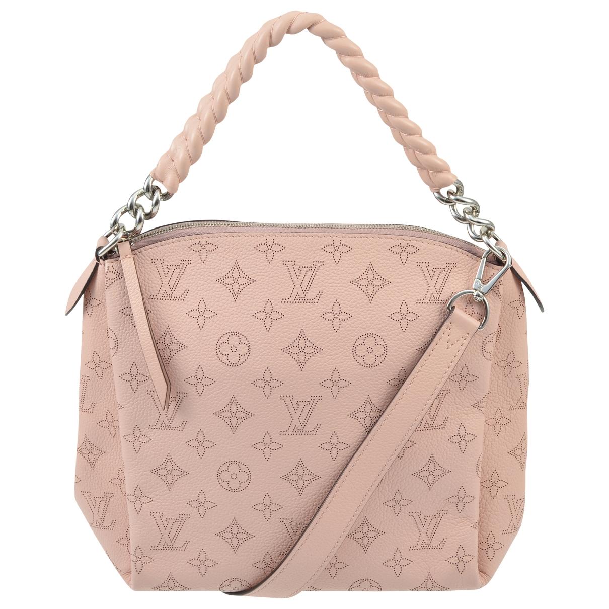 Lyst - Louis Vuitton Pre-owned Babylone Pink Leather Handbags in Pink