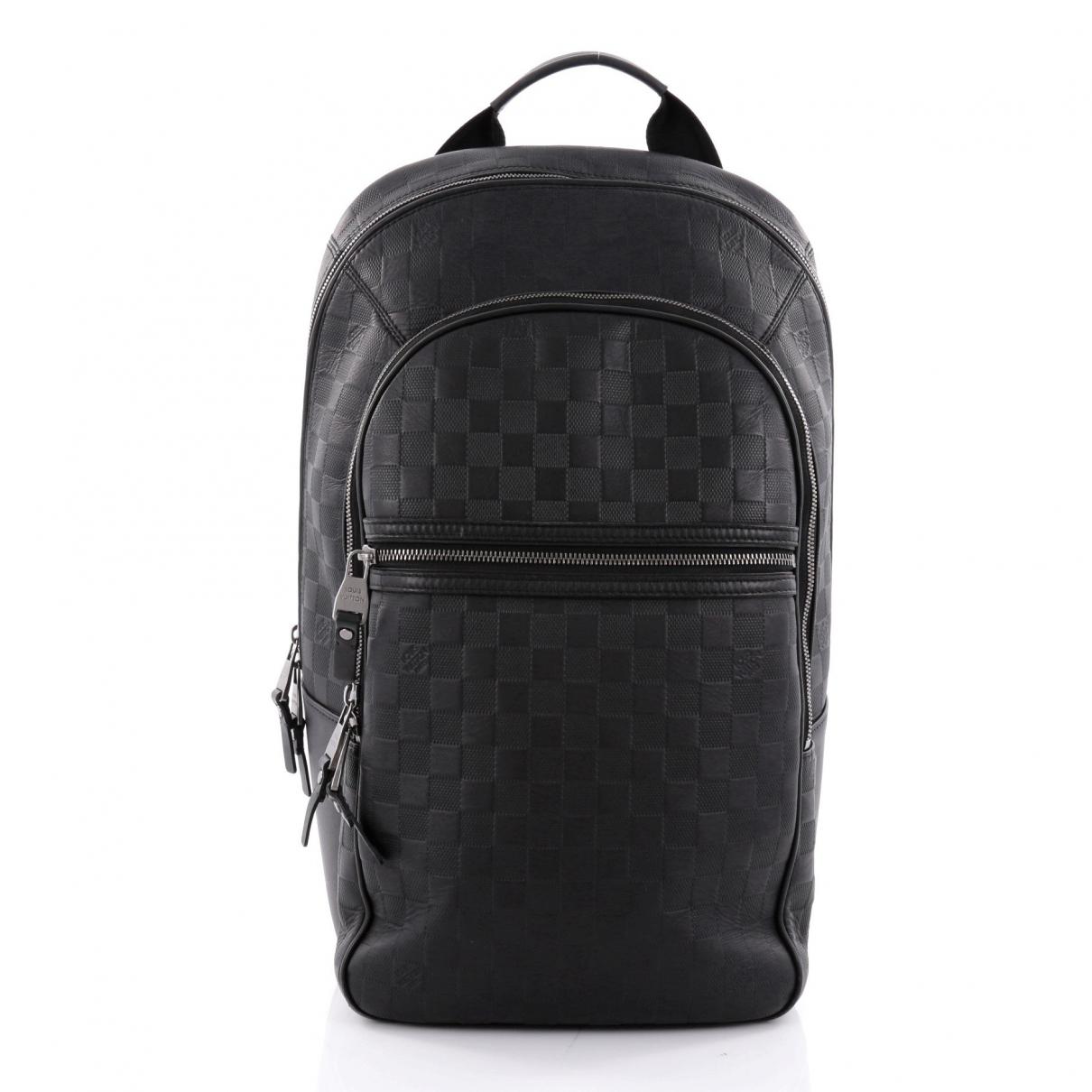 Louis Vuitton Pre-owned Black Leather Handbag for Men - Lyst