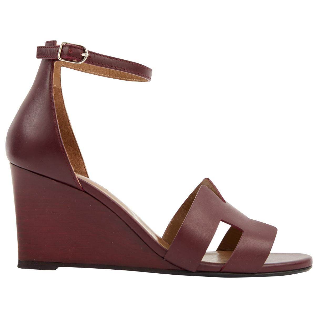 hermes wedge sandals