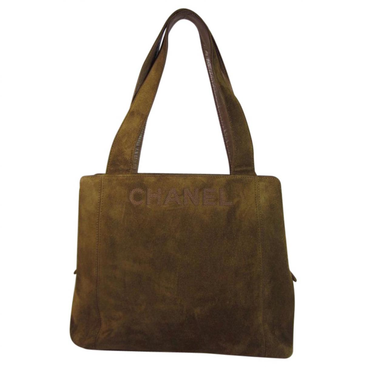 Chanel Pre-owned Brown Suede Handbag - Lyst