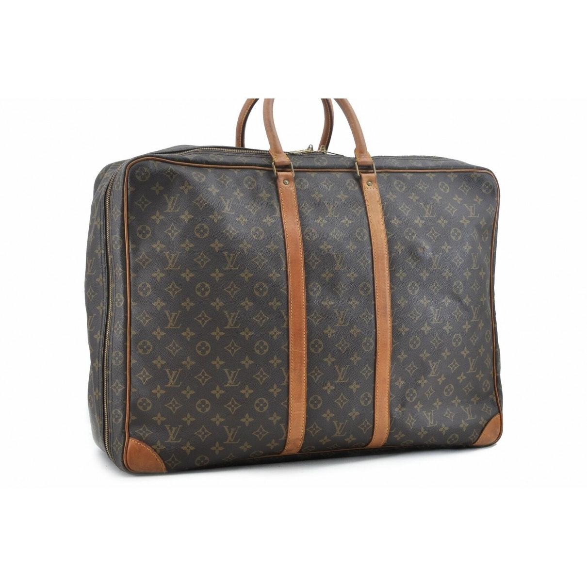 Louis Vuitton Satellite Brown Cloth Travel Bag - Lyst