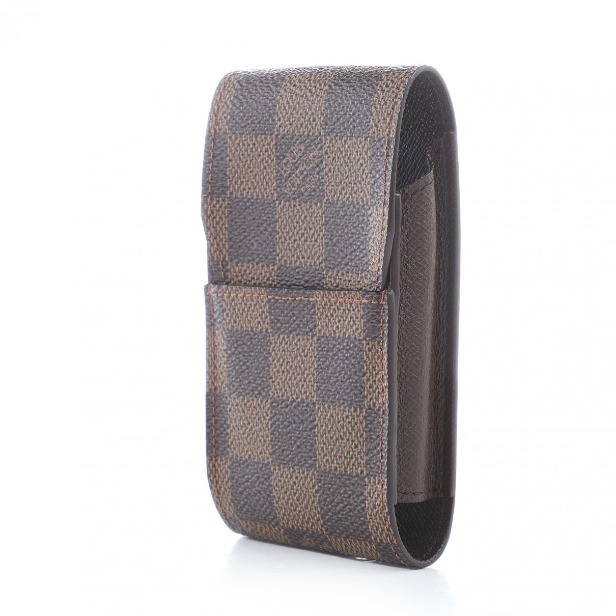Louis Vuitton Leather Small Bag in Brown for Men - Lyst