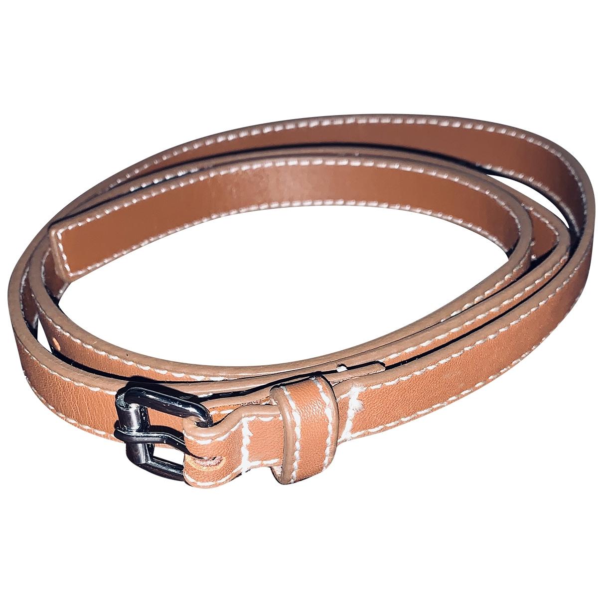 Michael Kors Leather Belt in Camel (Blue) Lyst