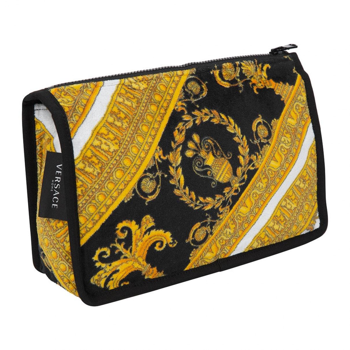 Versace \n Yellow Cotton Travel Bag Lyst