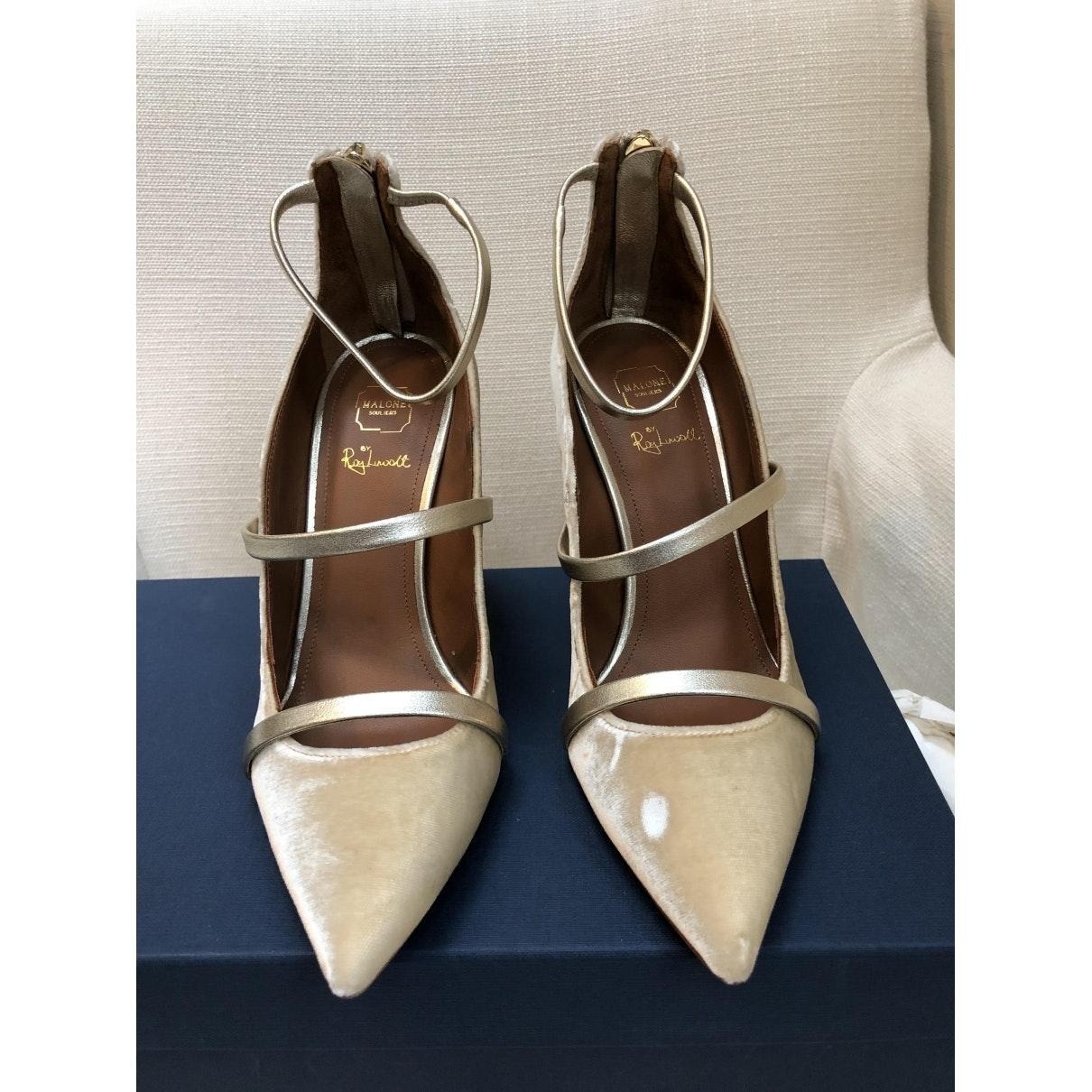 malone souliers white heels