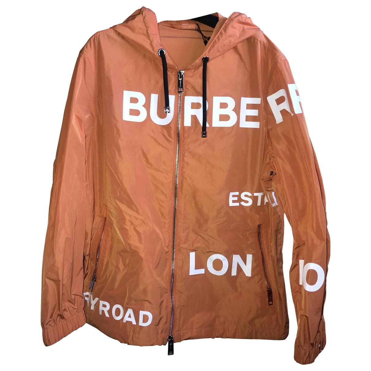 Burberry Jacket in Orange for Men Lyst