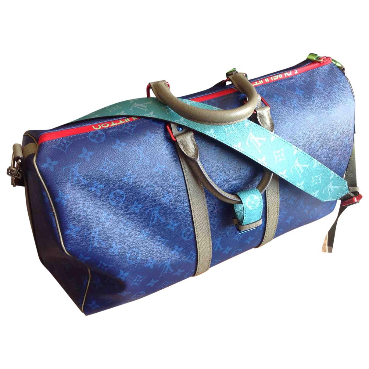 louis vuitton keepall pacific blue