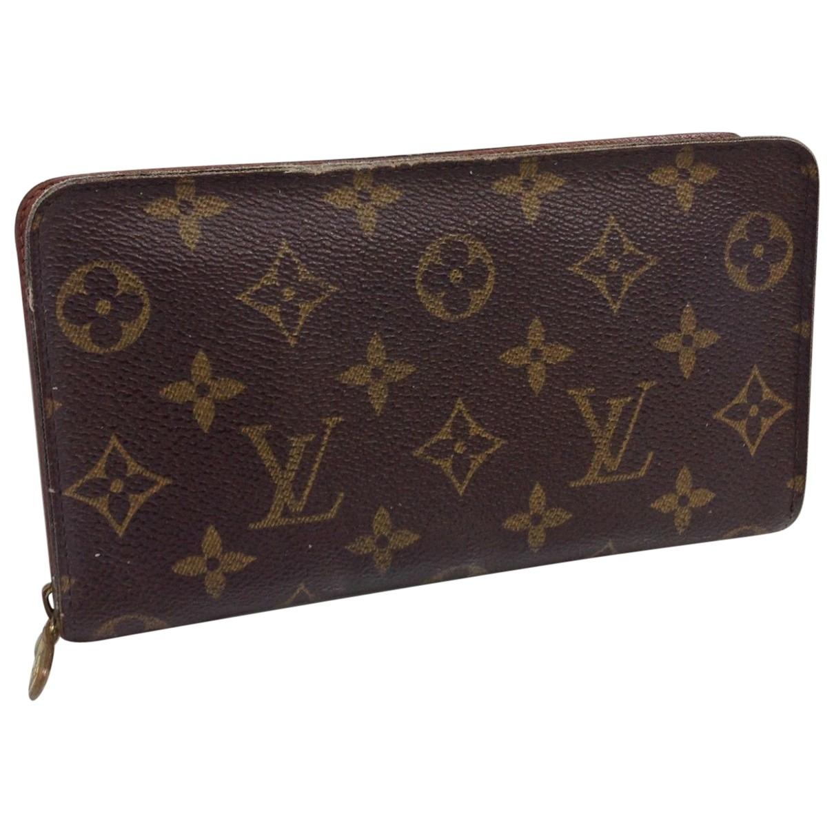 Louis Vuitton Vintage Zippy Brown Cloth Wallets in Brown - Lyst