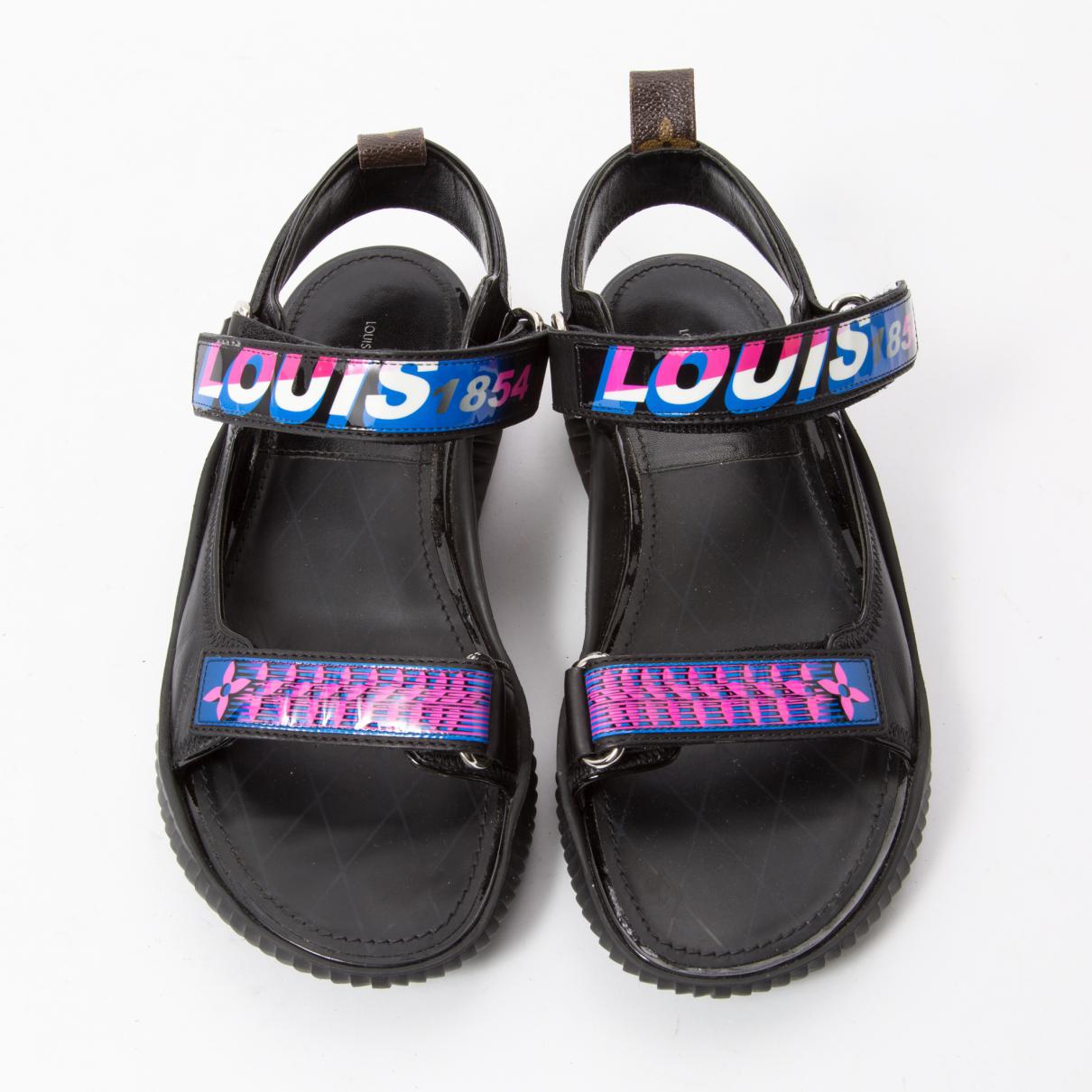 Louis Vuitton Leather Sandals - Lyst