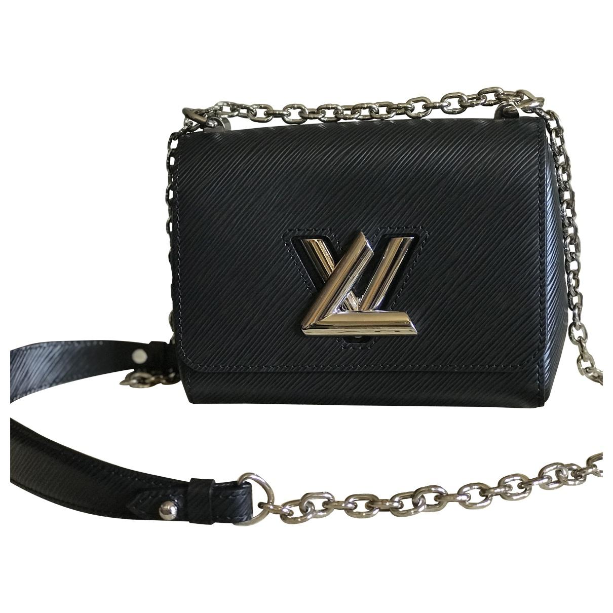 Louis Vuitton Pre-owned Twist Black Leather Handbags - Lyst