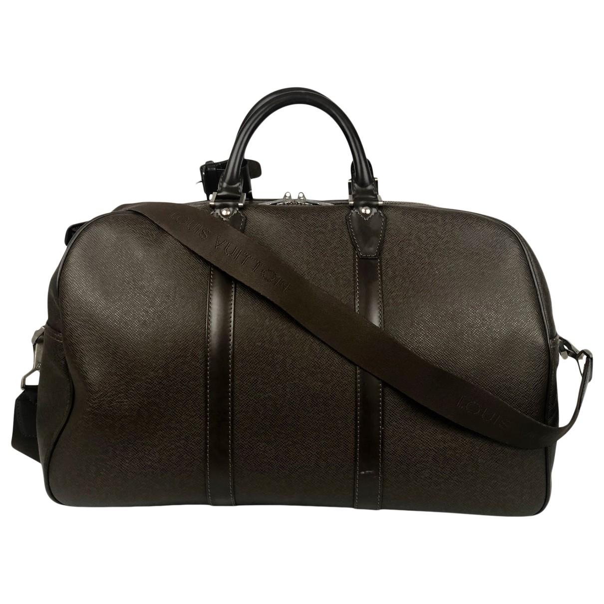Lyst - Louis Vuitton Kendall Brown Leather Bag in Brown for Men