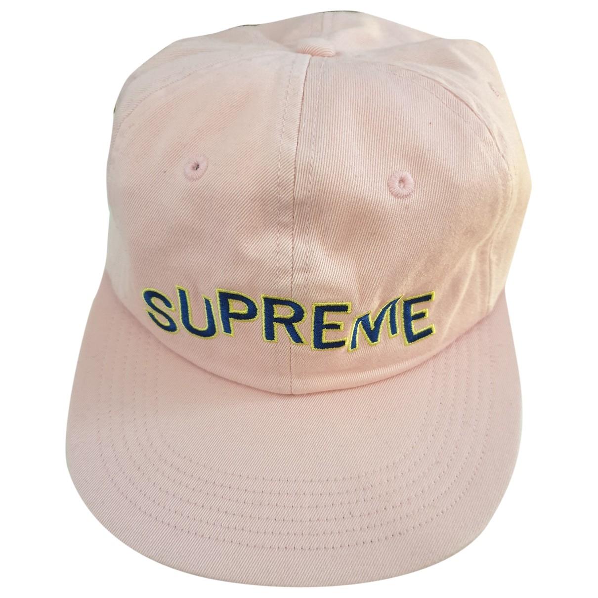 supreme cap pink
