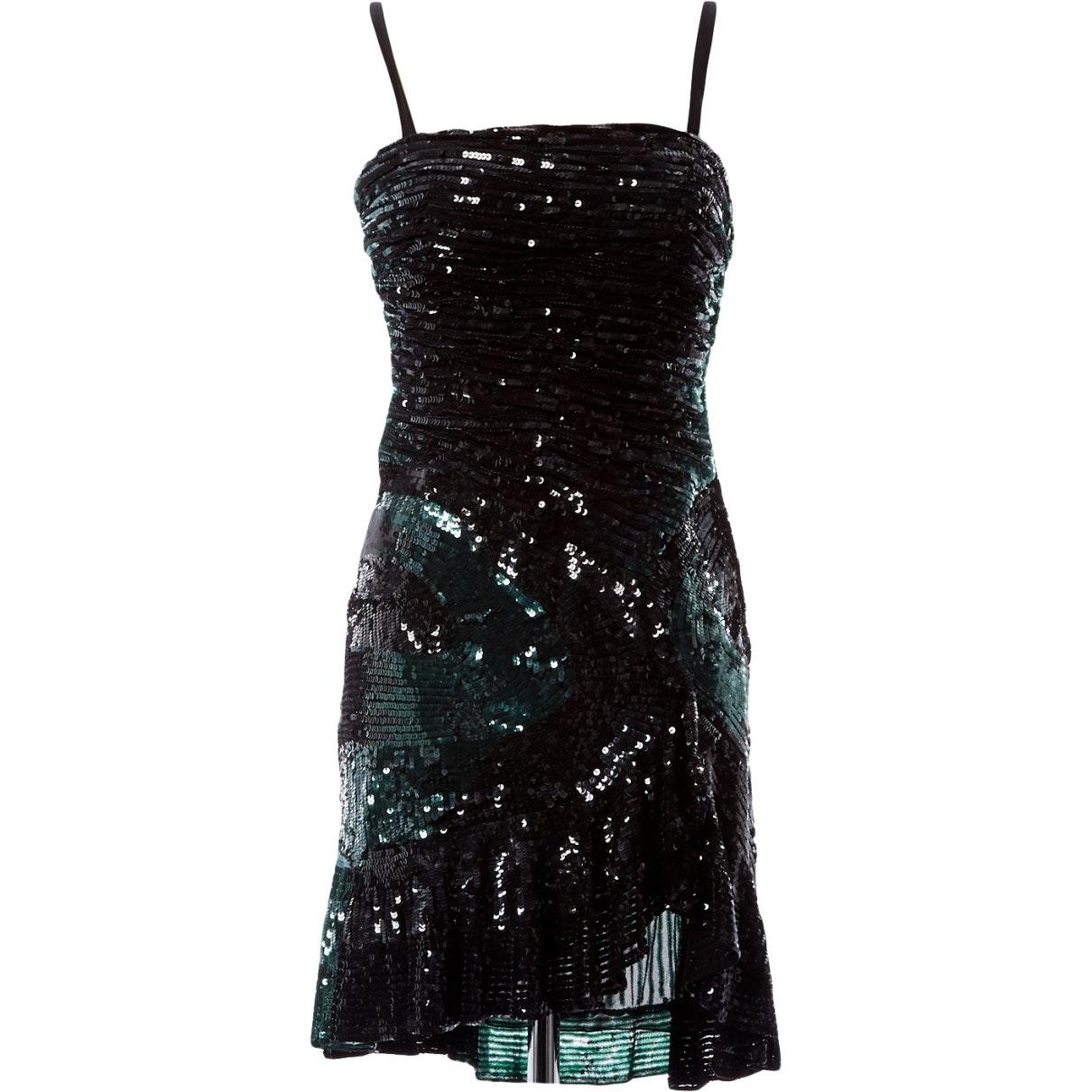 black glitter frock
