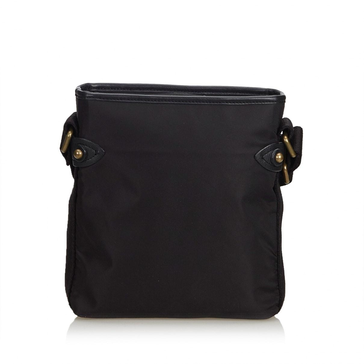 Burberry Synthetic Black Cloth Handbag - Lyst