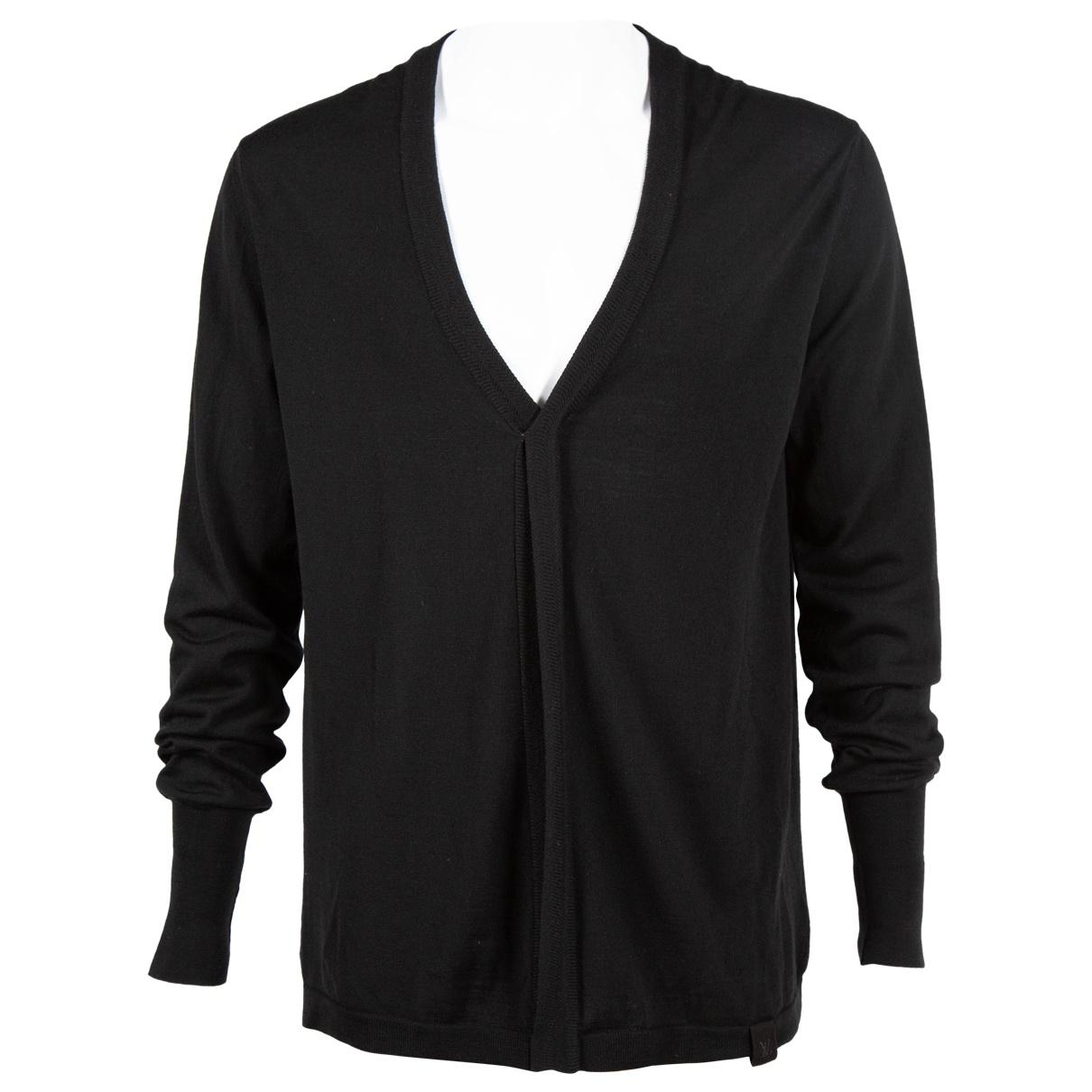 Louis Vuitton Black Wool Knitwear & Sweatshirts for Men - Lyst
