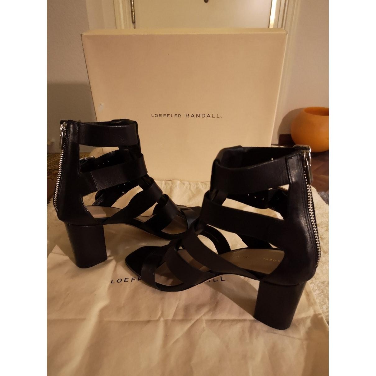 loeffler randall sandals black