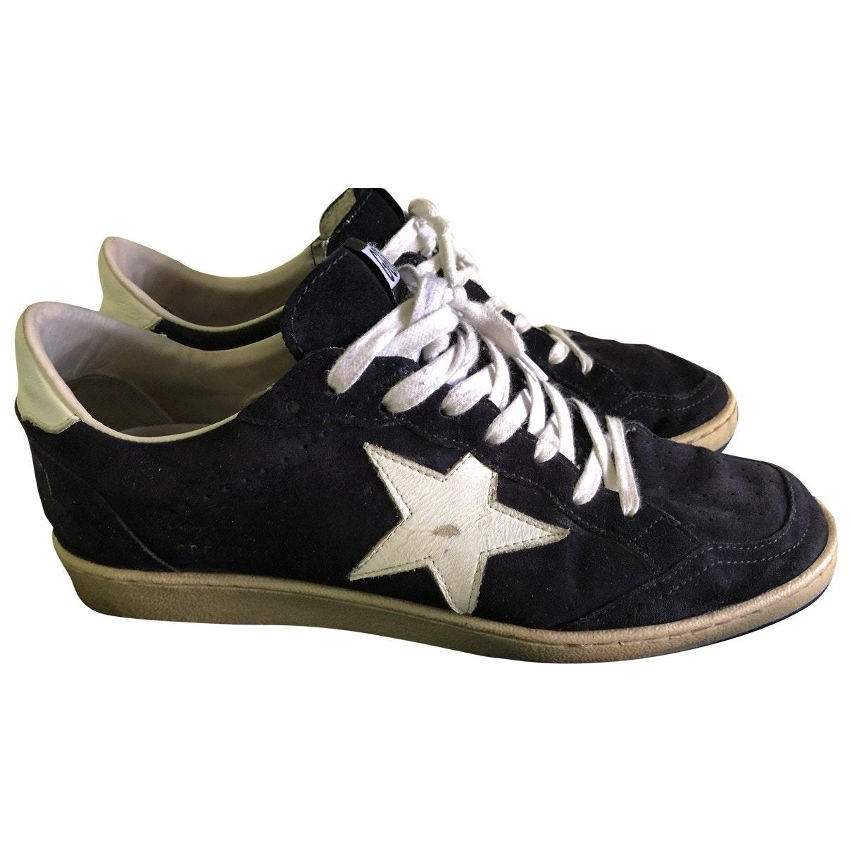 Golden Goose Deluxe Brand Goose Ball Star Low Trainers in Blue for Men ...
