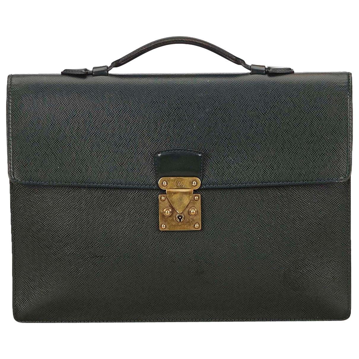Louis Vuitton Green Leather for Men - Lyst